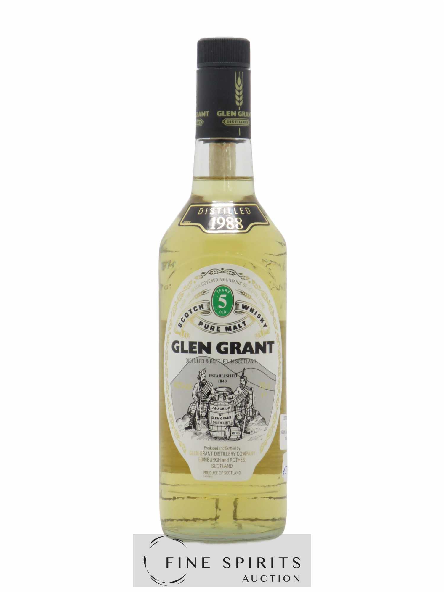 Glen Grant 5 years 1988 Of. Seagram Import