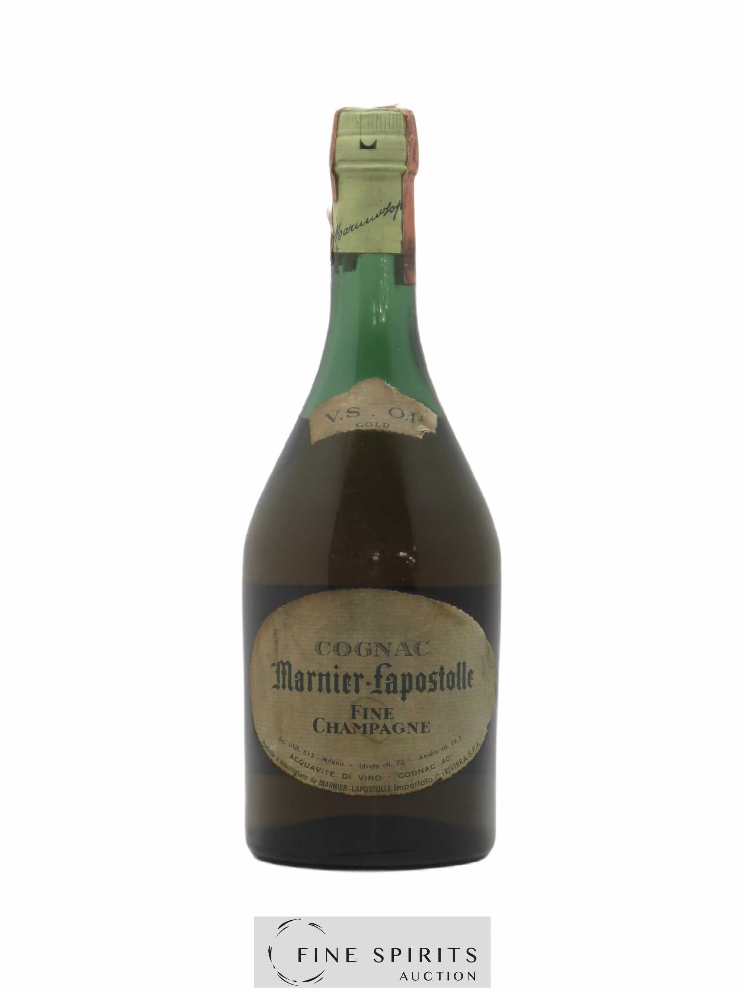 Marnier Lapostolle Of. Golden Barley Italian Import V.S.O.P.