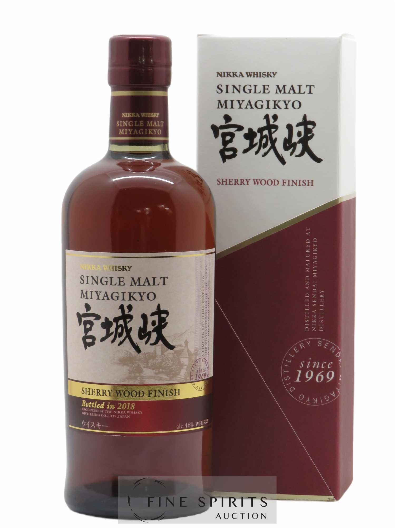 Miyagikyo Of. Sherry Wood Finish bottled 2018 Nikka Whisky