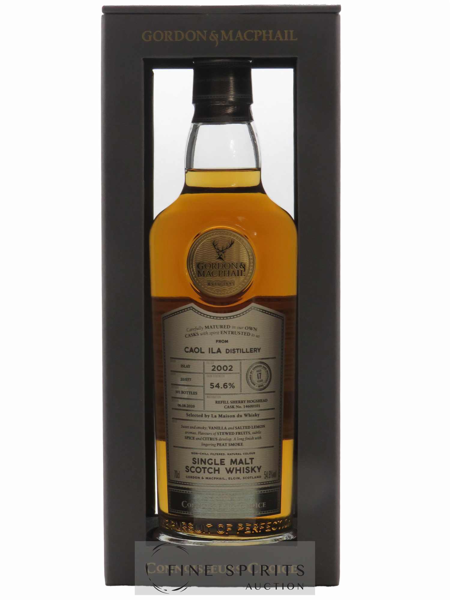 Caol Ila 17 years 2002 Gordon & MacPhail Batch 20-077 bottled in 2020 LMDW Connoisseurs Choice