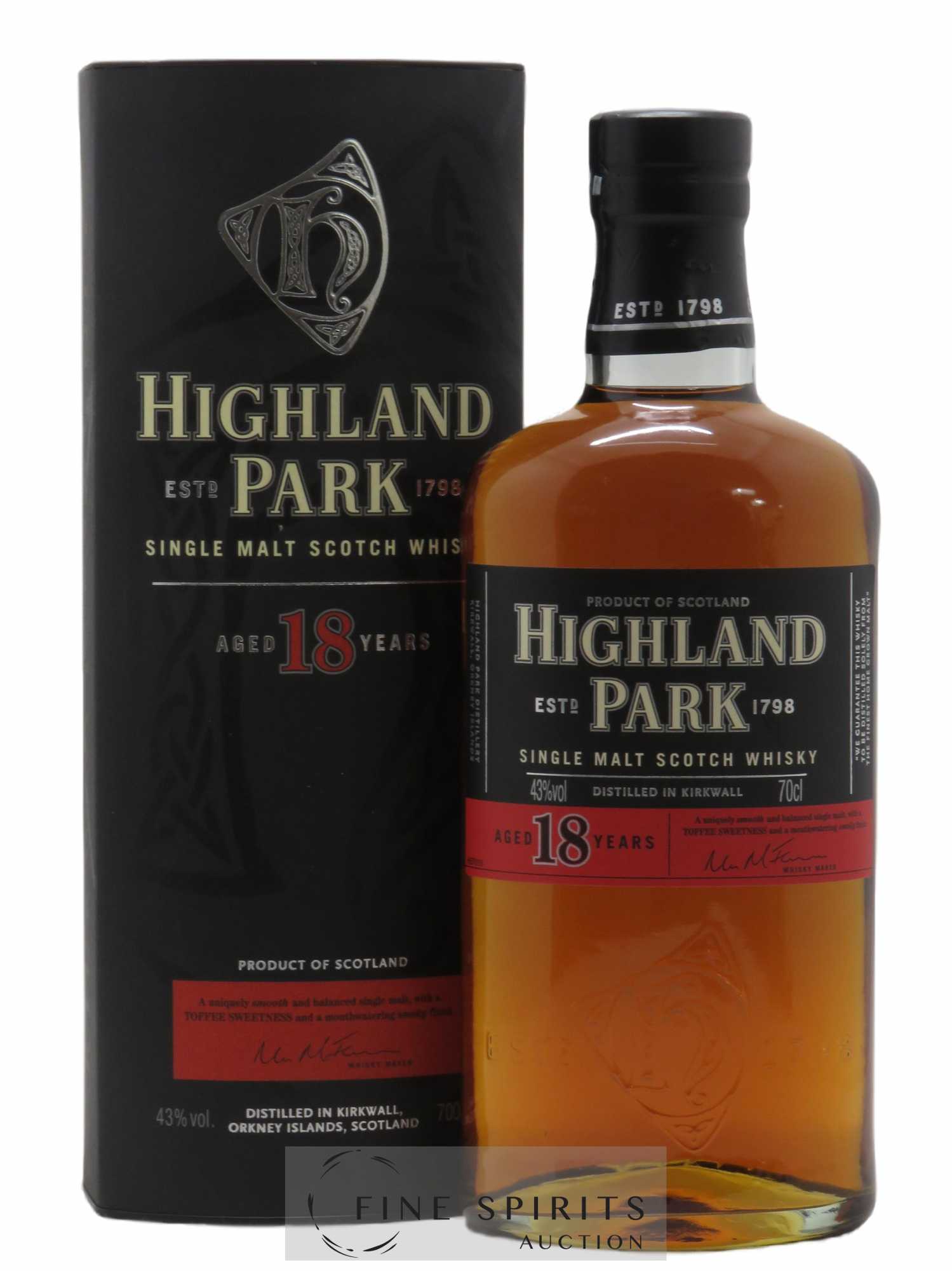 Highland Park 18 years Of.