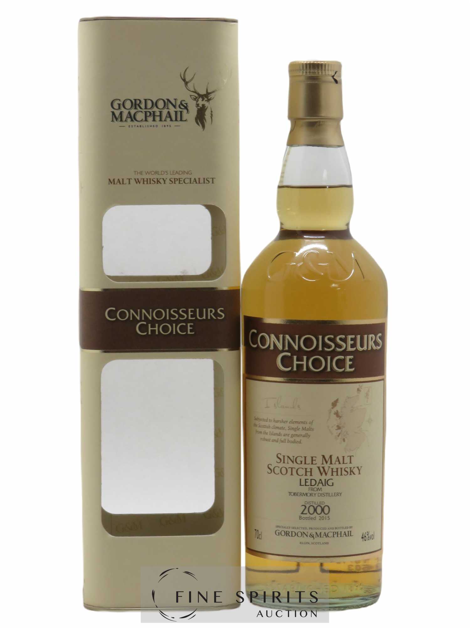 Ledaig 2000 Gordon & MacPhail bottled in 2015 Connoisseurs Choice