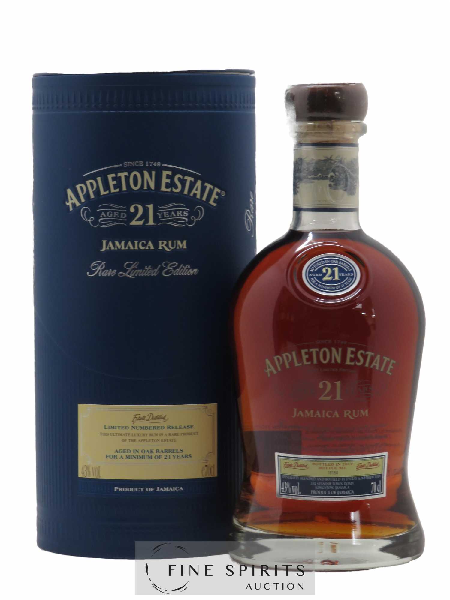 Appleton Estate 21 years Of. bottled 2017 Rare Limited Edition