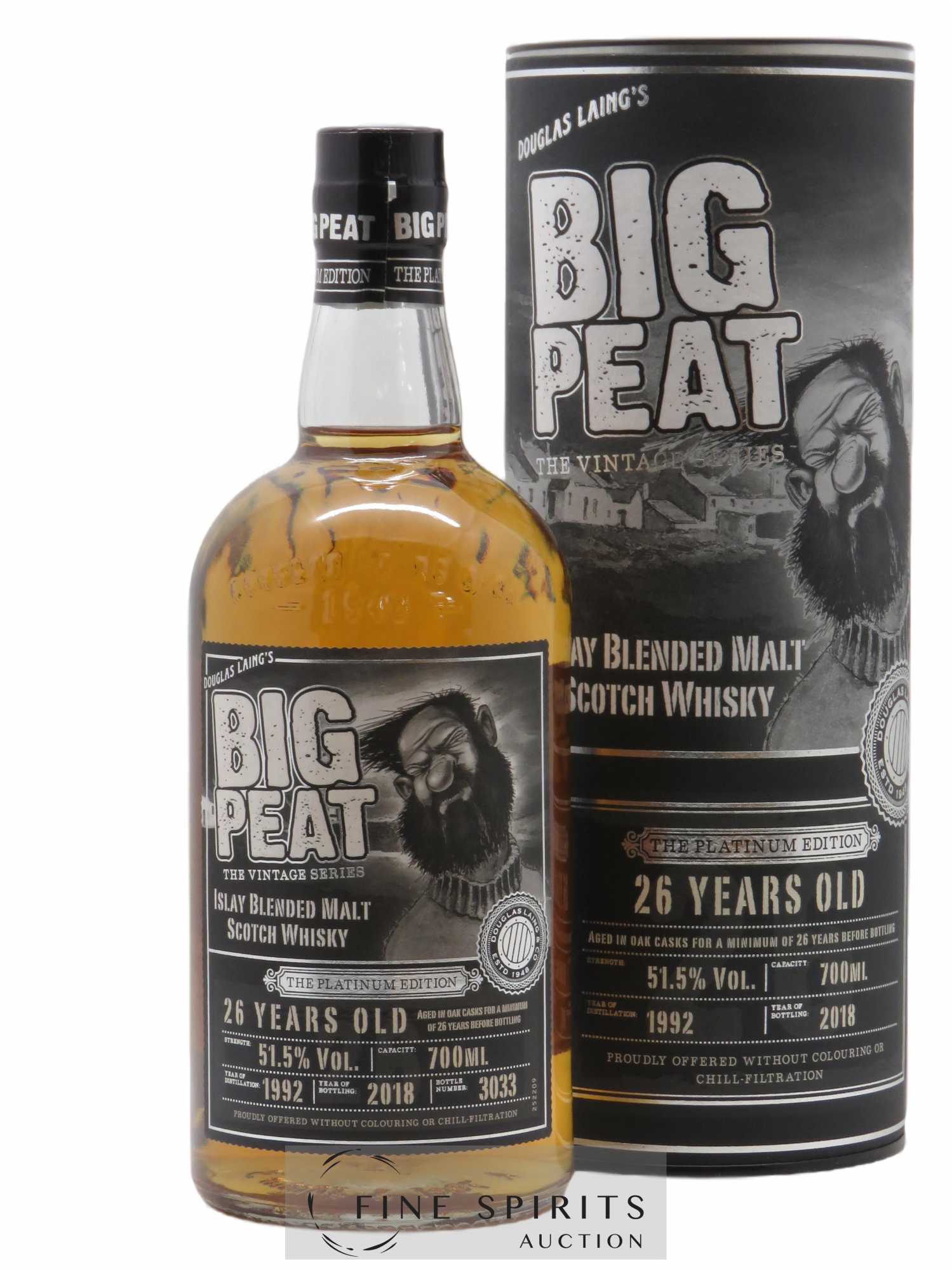 Big Peat 26 years 1992 Douglas Laing The Platinium Edition bottled 2018 The Vintage Series