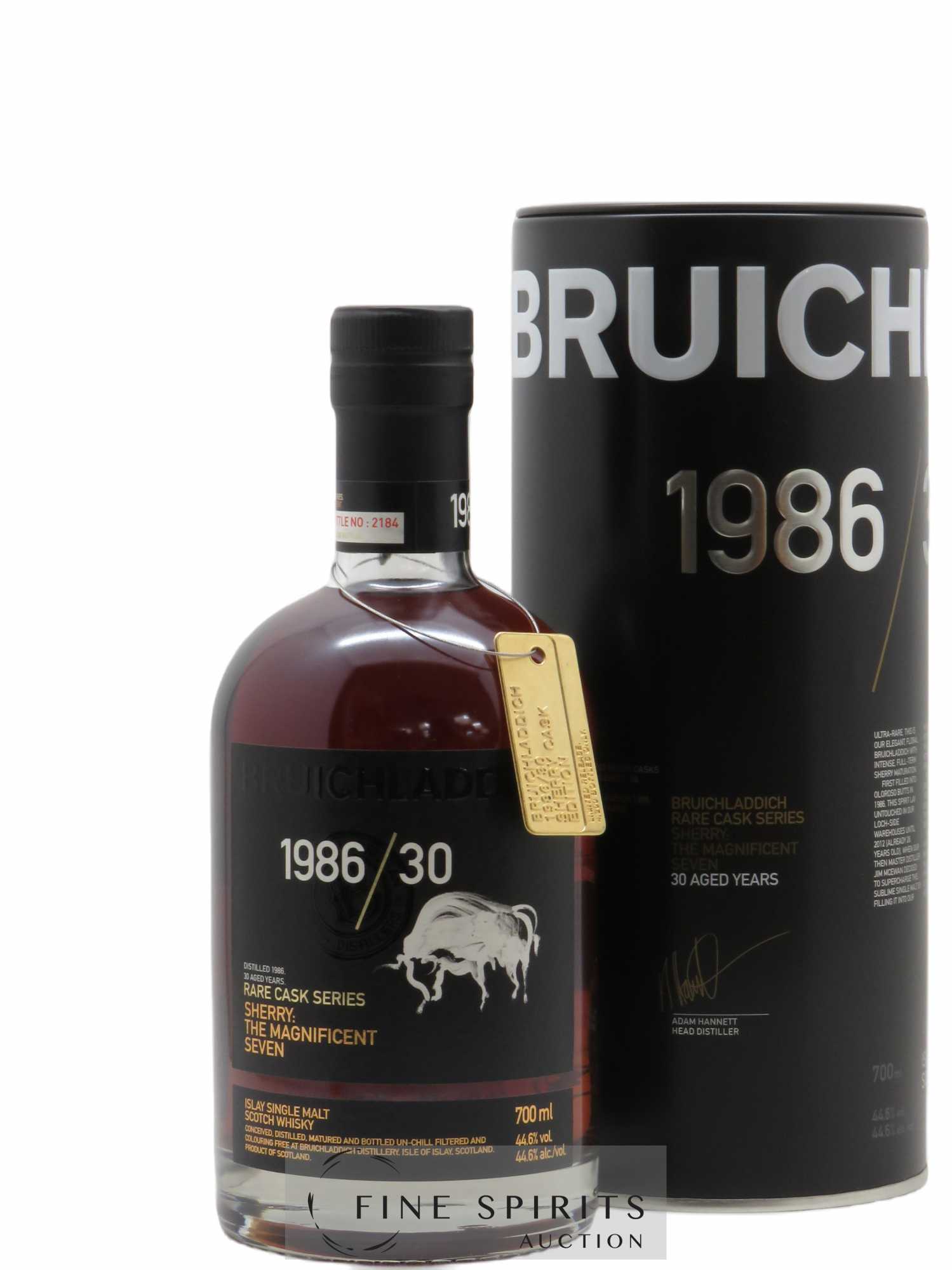 Bruichladdich 30 years 1986 Of. Rare Cask Series