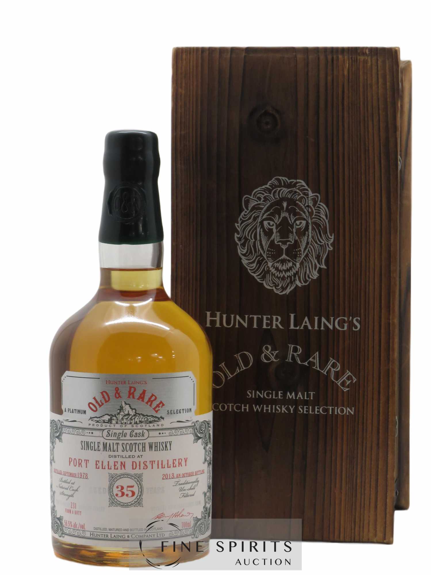 Port Ellen 35 years 1978 Hunter Laing Single Cask One of 231 - bottled 2013 Old & Rare