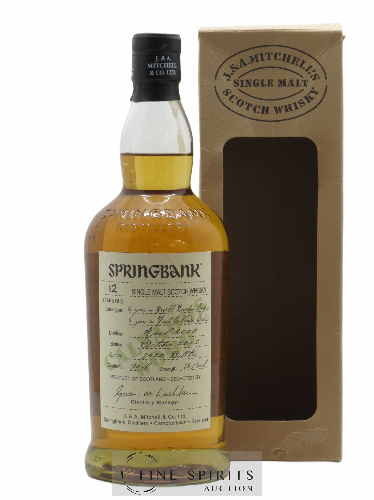 Springbank 12 years 2000 Of. Calvados Wood Finish