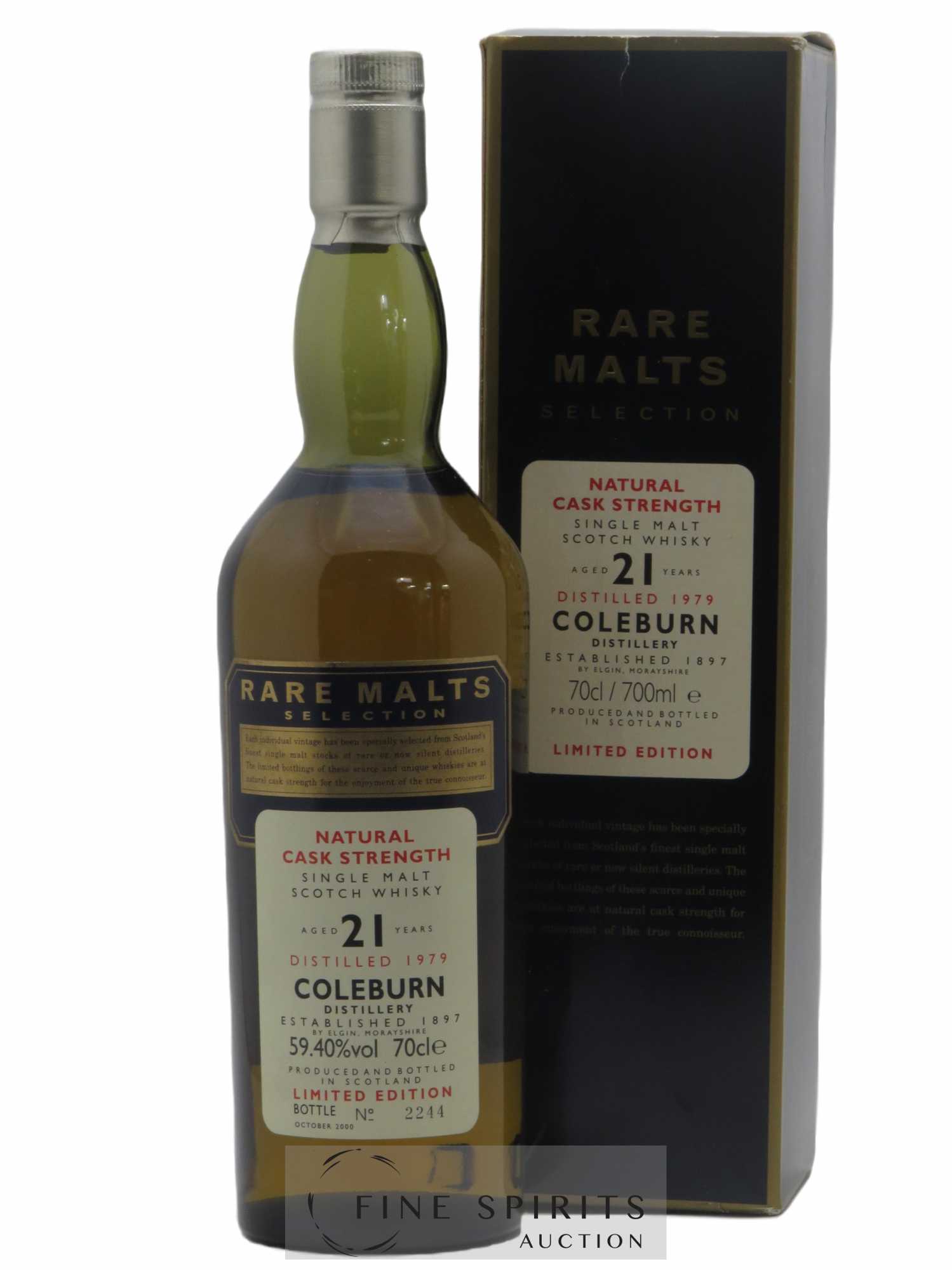 Coleburn 21 years 1979 Of. Rare Malts Selection Natural Cask Strengh - bottled 2000 Limited Edition