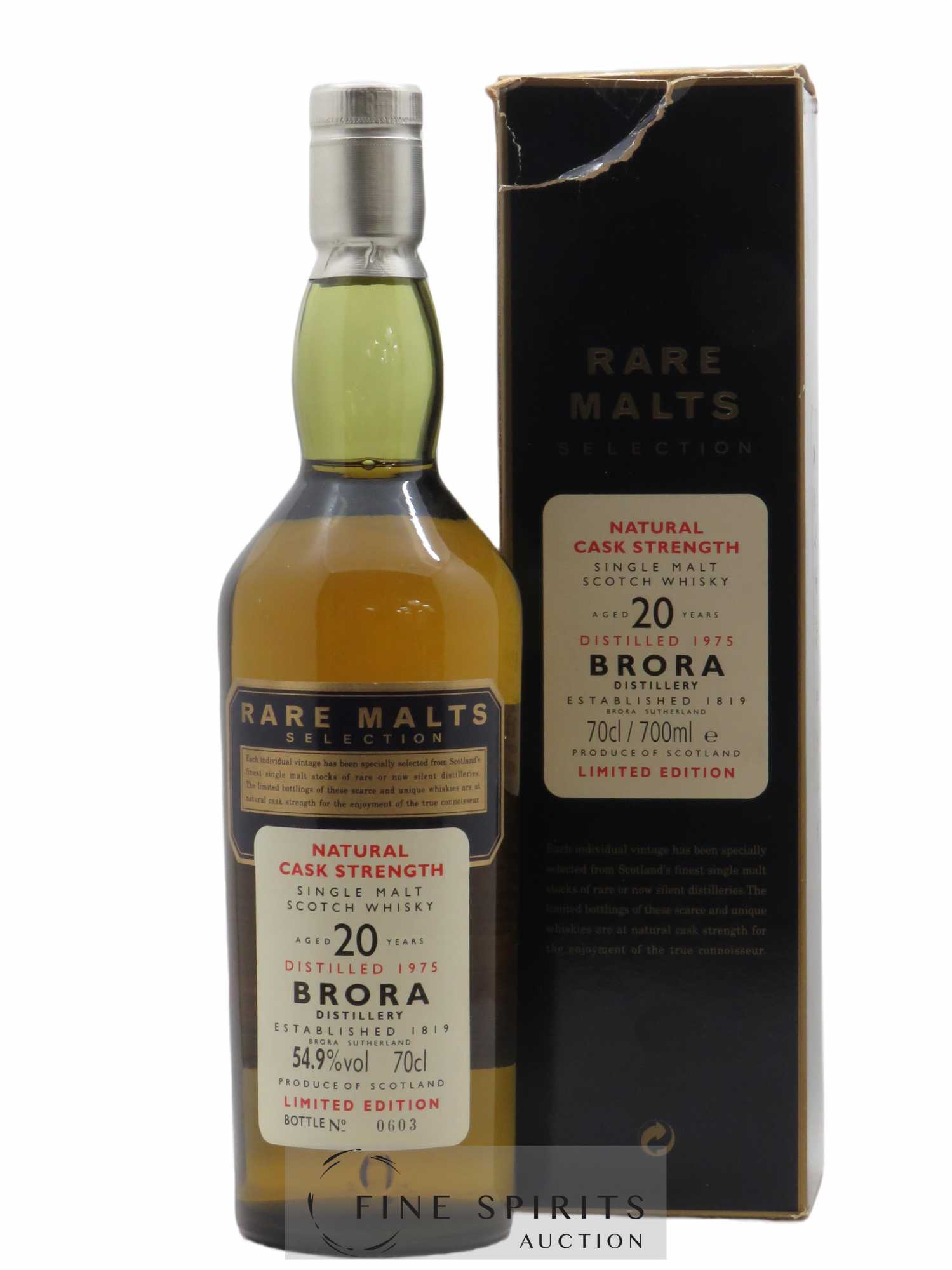 Brora 20 years 1975 Of. Rare Malts Selection Natural Cask Strengh Limited Edition