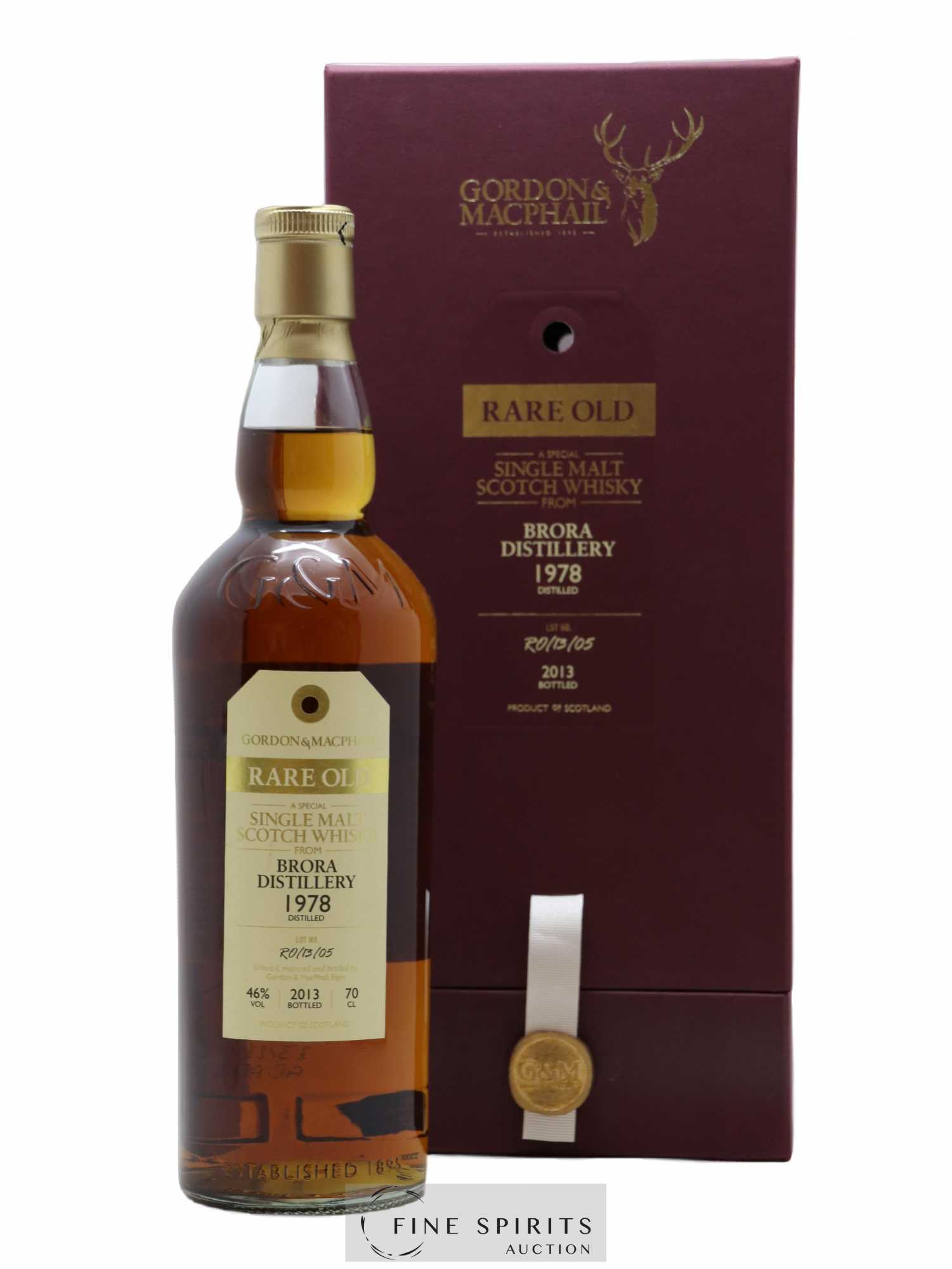 Brora 1978 Gordon & MacPhail Cask Ro-13-05 - bottled 2013 Rare Old