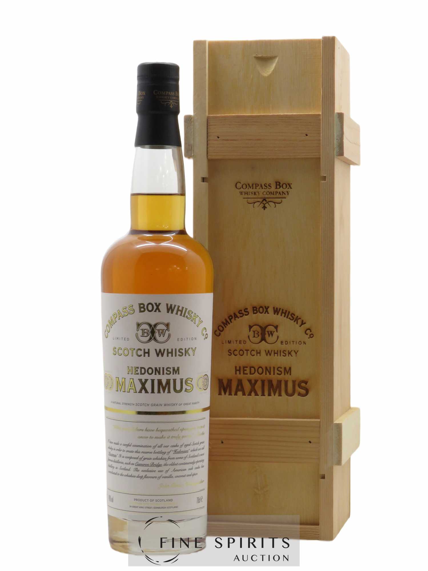 Hedonism Compass Box Maximus Limited Edition