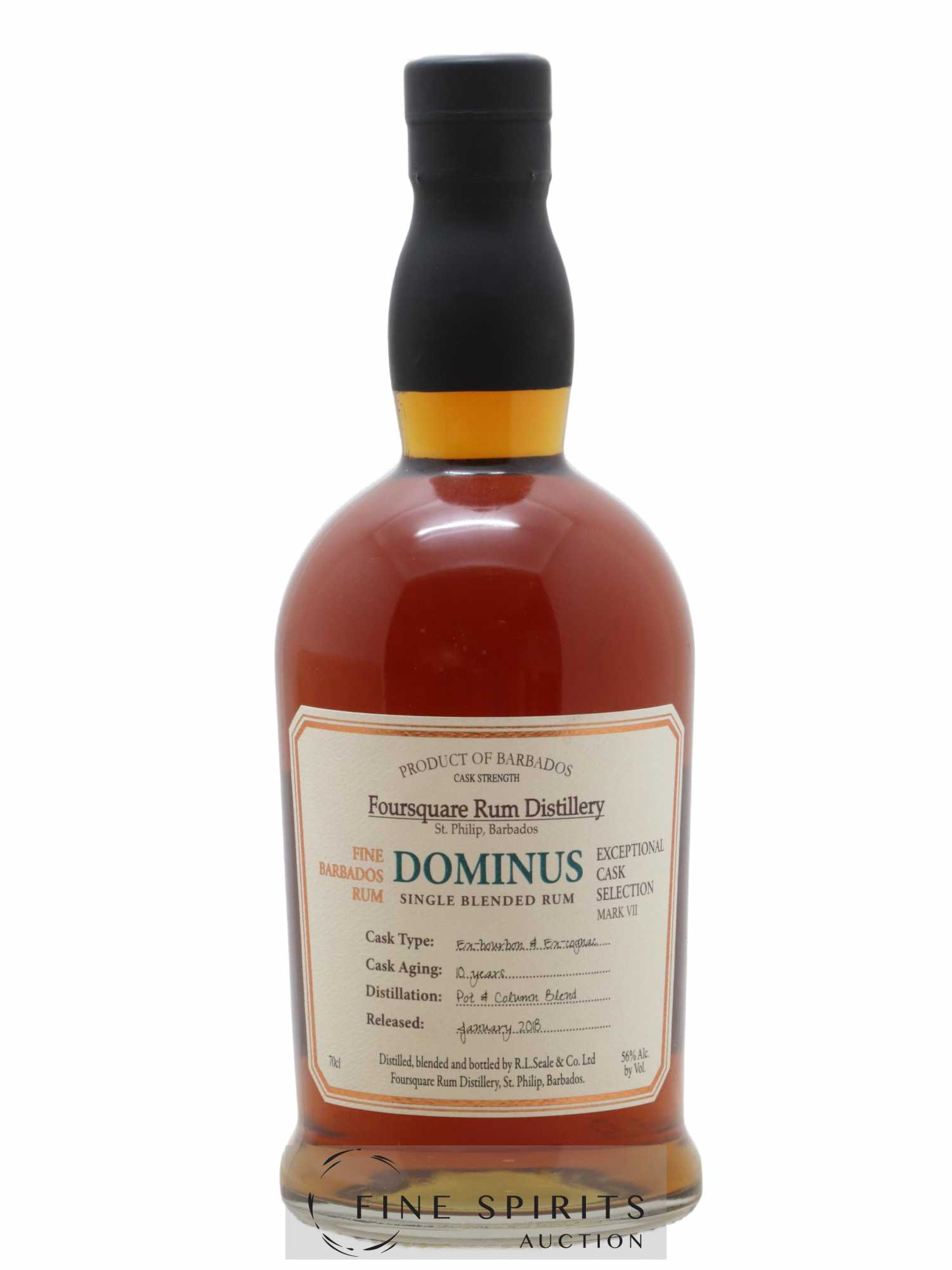 Foursquare 10 years Of. Dominus Mark VII - bottled 2018 Exceptional Cask Selection