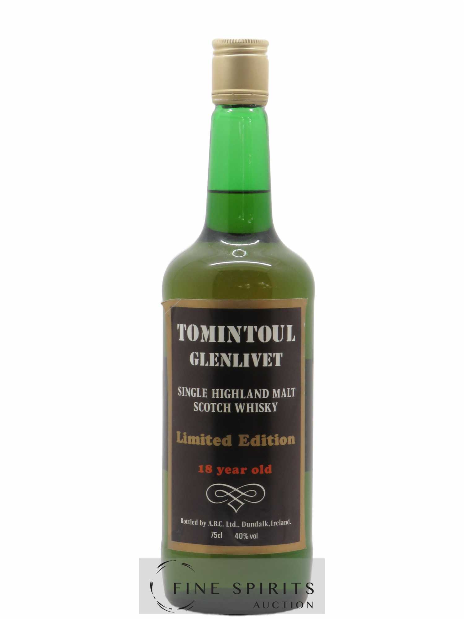 Tomintoul 18 years 1967 A.B.C. Glenlivet bottled 1985 Limited Edition