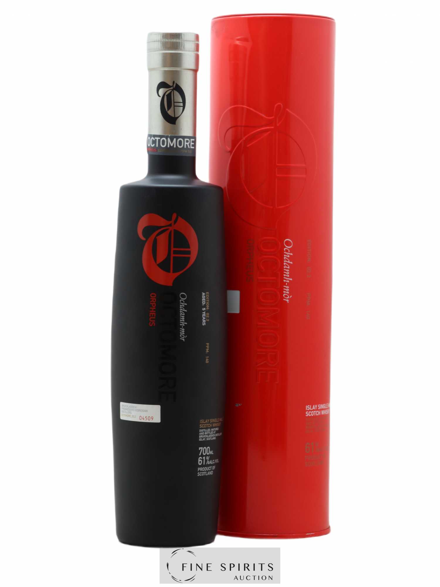 Octomore 5 years Of. Edition 02.2 Orpheus - One of 15000 Limited Edition