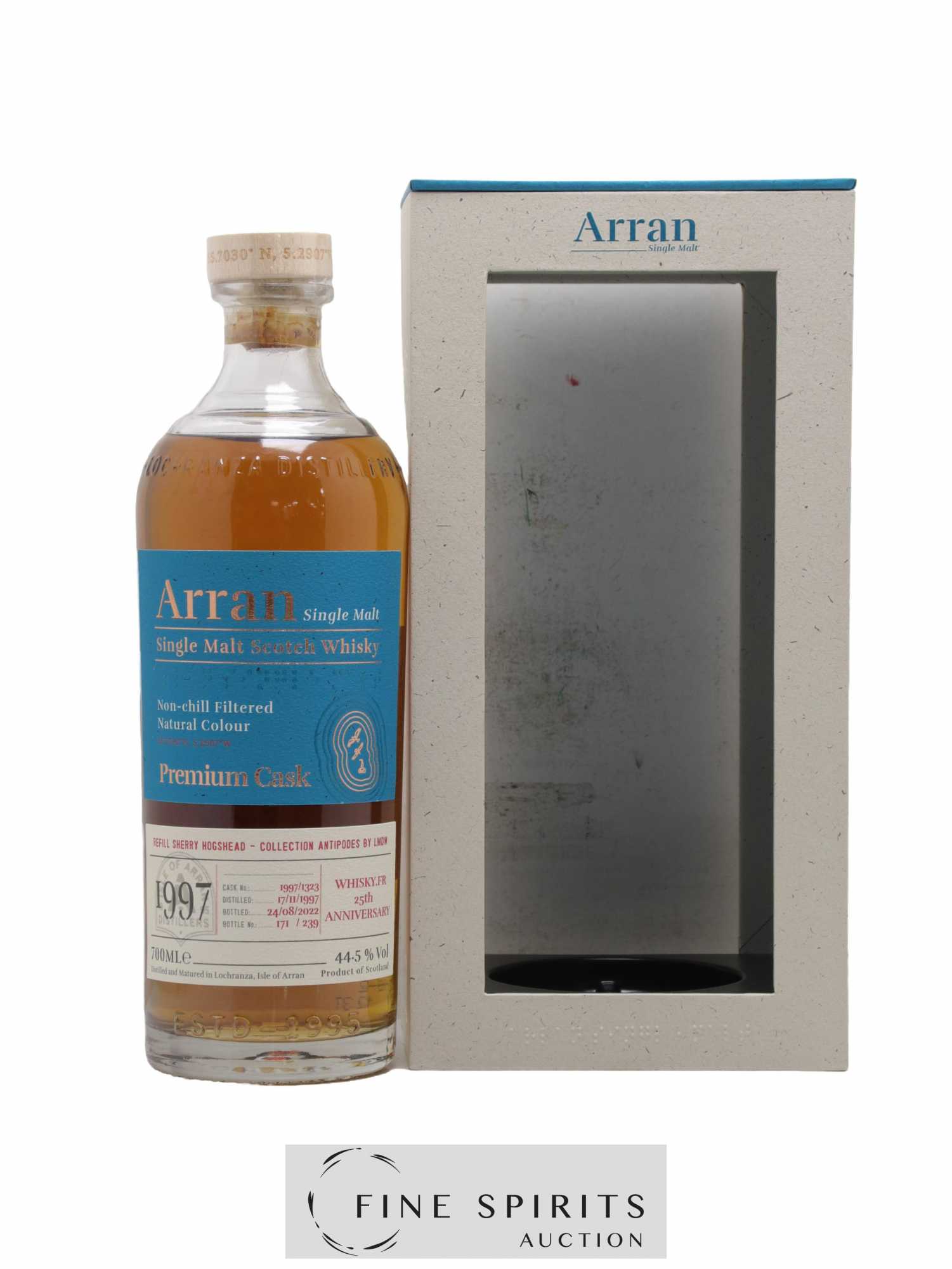 Arran 1997 Of. Premium Cask n°1997-1323 - One of 239 - bottled 2022 LMDW Collection Antipodes