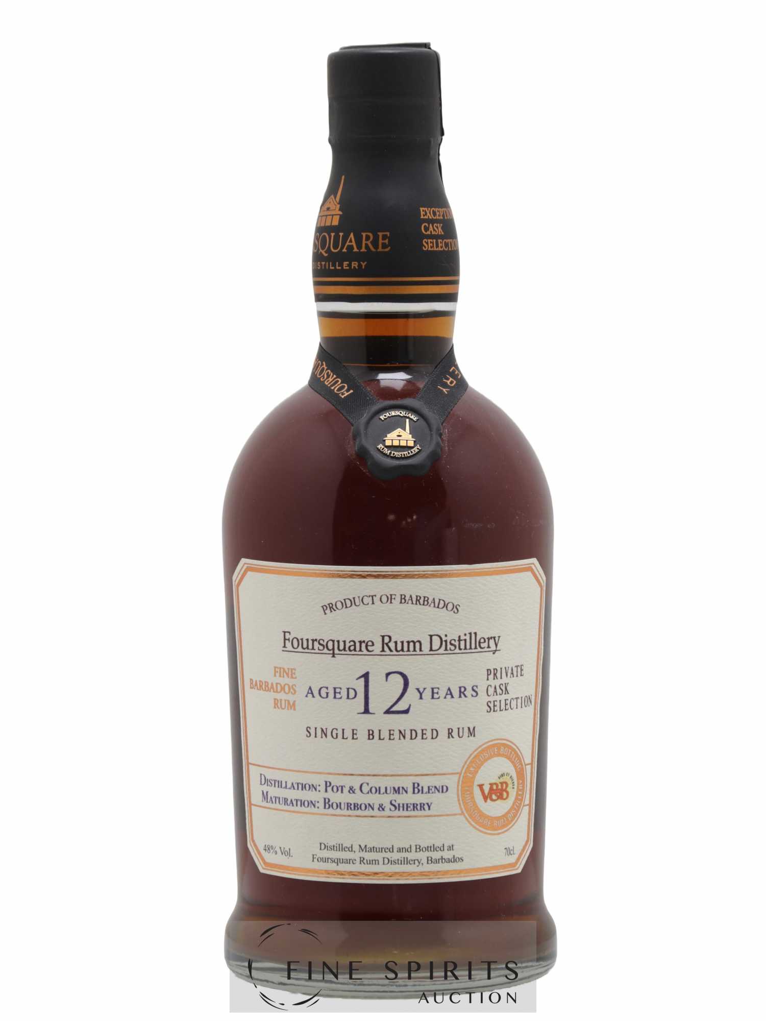 Foursquare 12 years Of. V and B Private Cask Selection