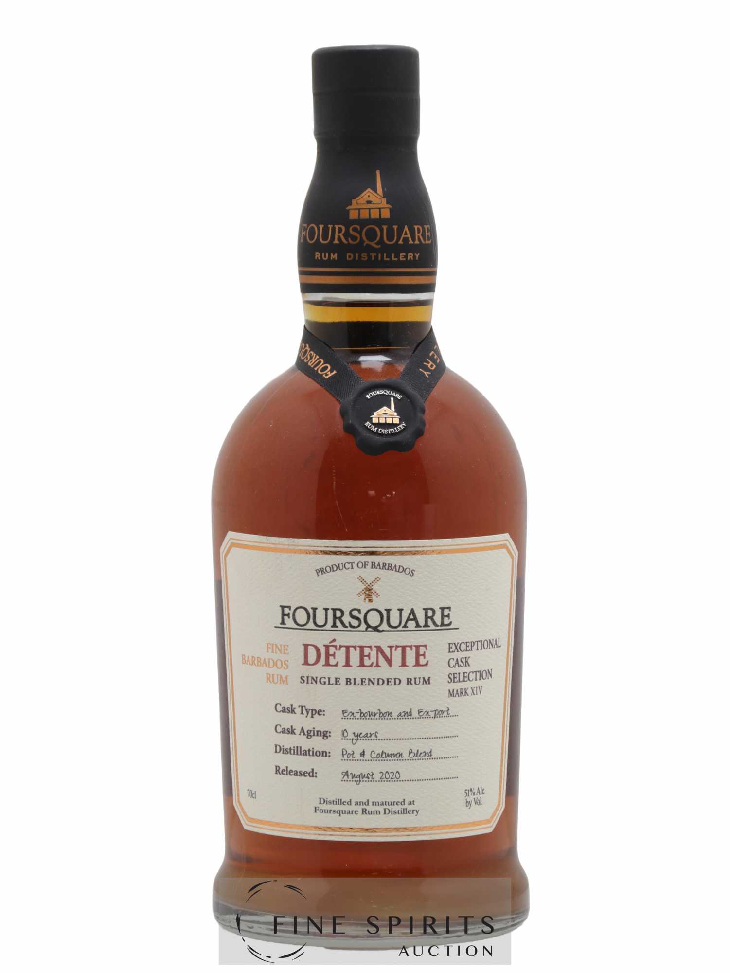 Foursquare 10 years Of. Détente Mark XIV - bottled 2020 Exceptional Cask Selection