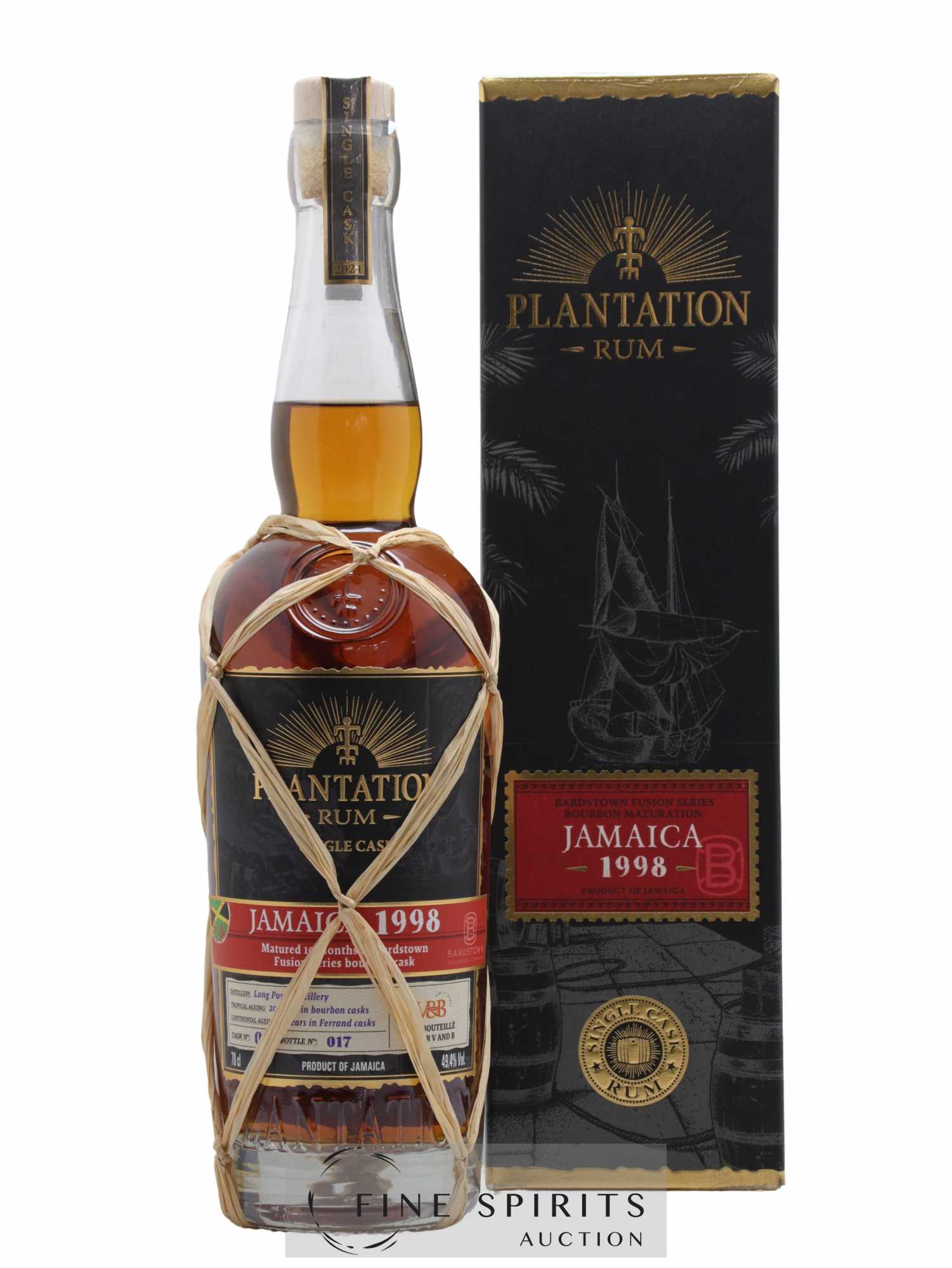 Plantation 1998 Pierre Ferrand Edition 2021 Cask n°7 V and B Single Cask Collection