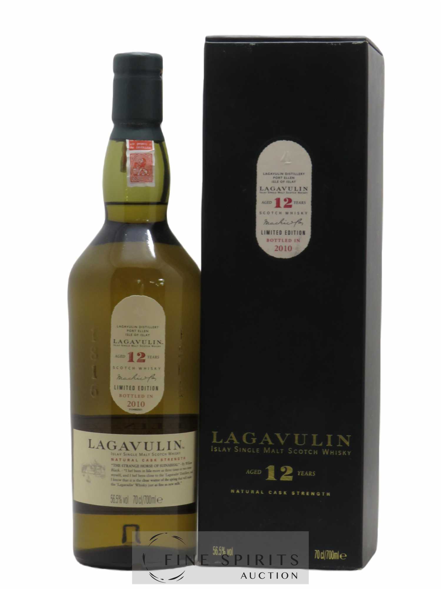 Lagavulin 12 years Of. Natural Cask Strength bottled in 2010 Limited Edition