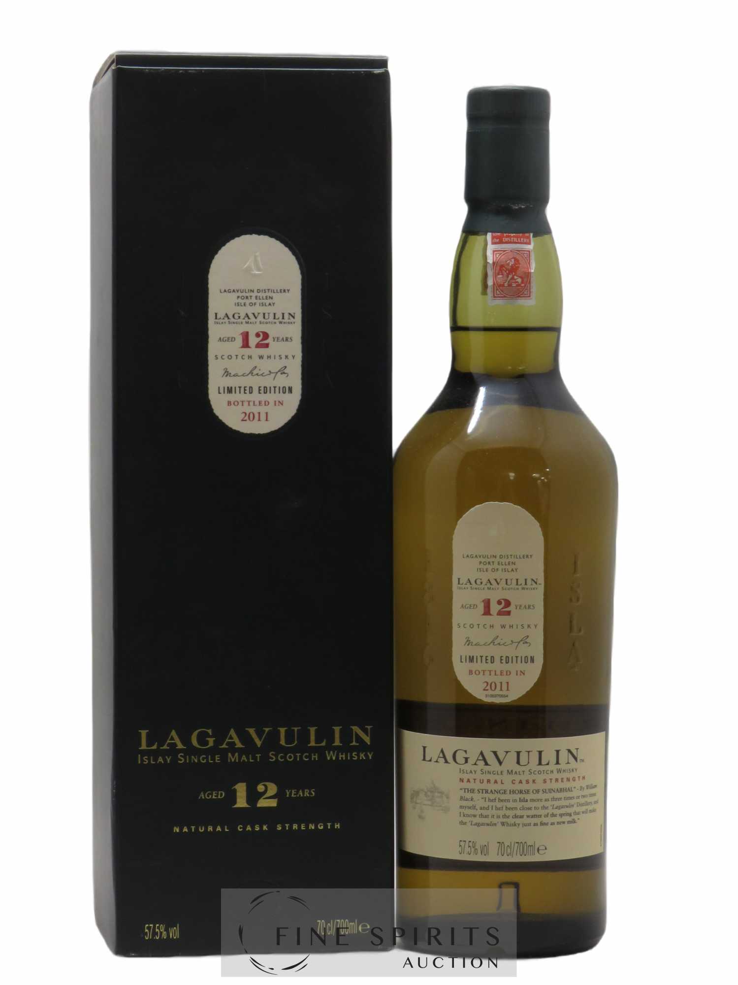 Lagavulin 12 years Of. Natural Cask Strength bottled in 2011 Limited Edition