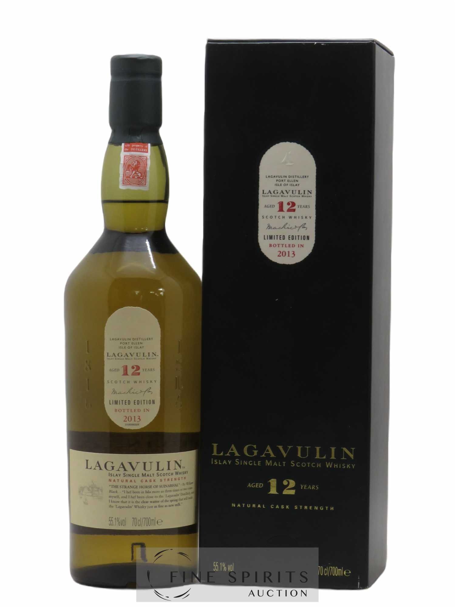 Lagavulin 12 years Of. Natural Cask Strength bottled in 2013 Limited Edition