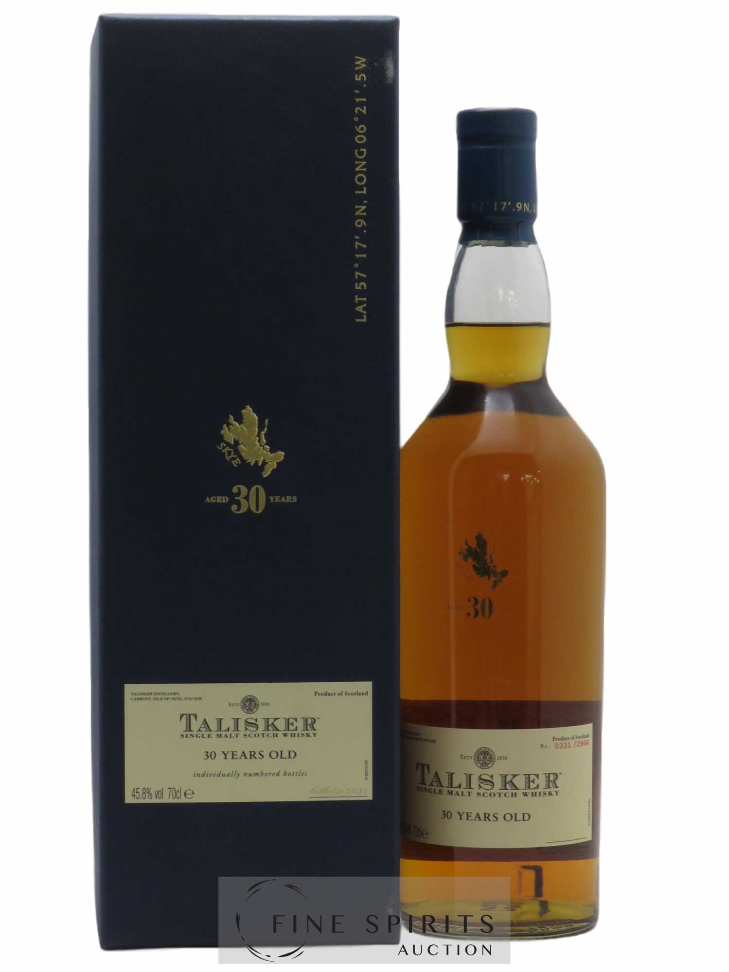 Talisker 30 years Of. 2964 bottles - bottled in 2011