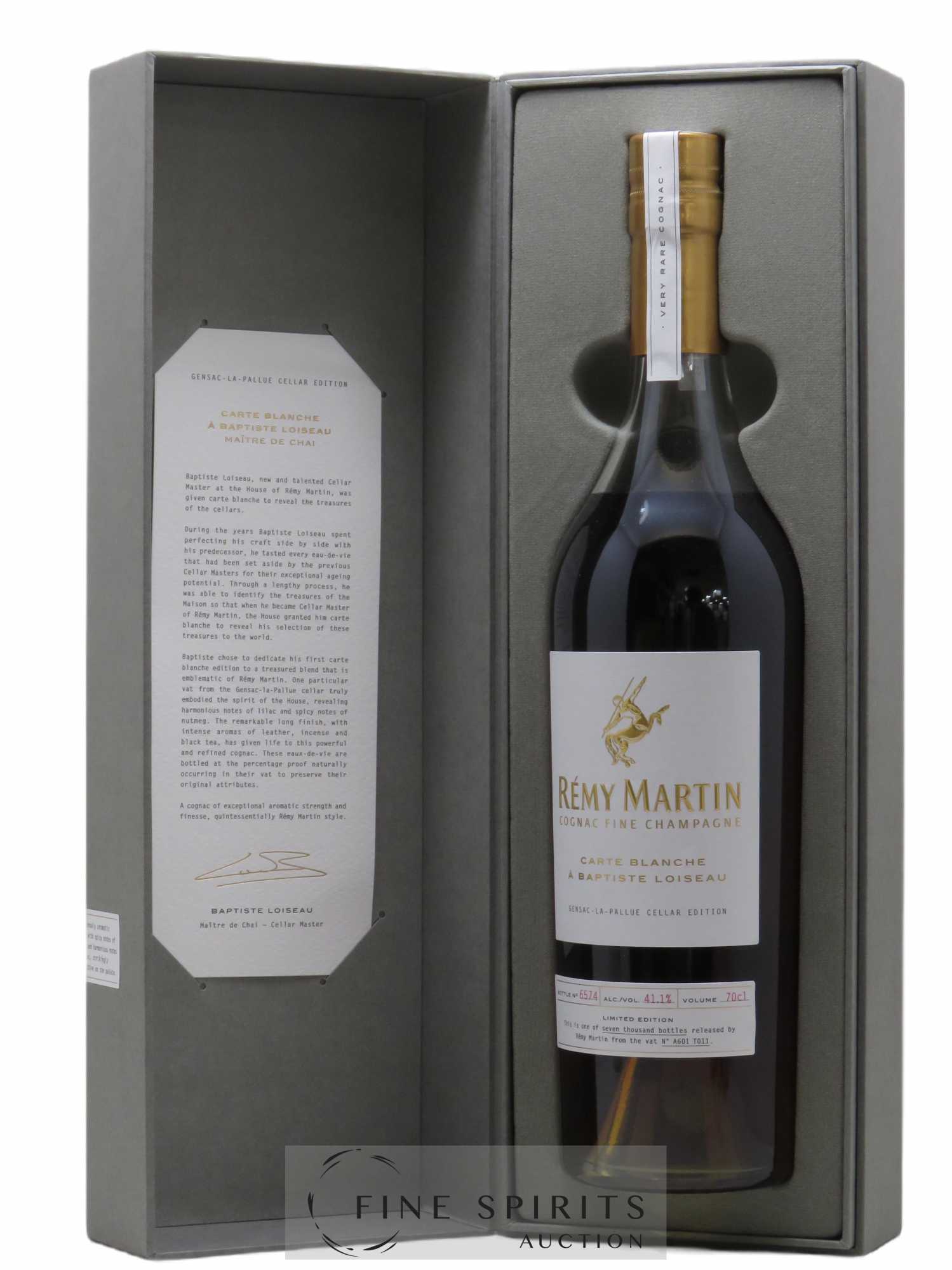 Cognac Rémy Martin Of. Carte Blanche Edition 1 Gensac-La-Pallue Cellar Edition