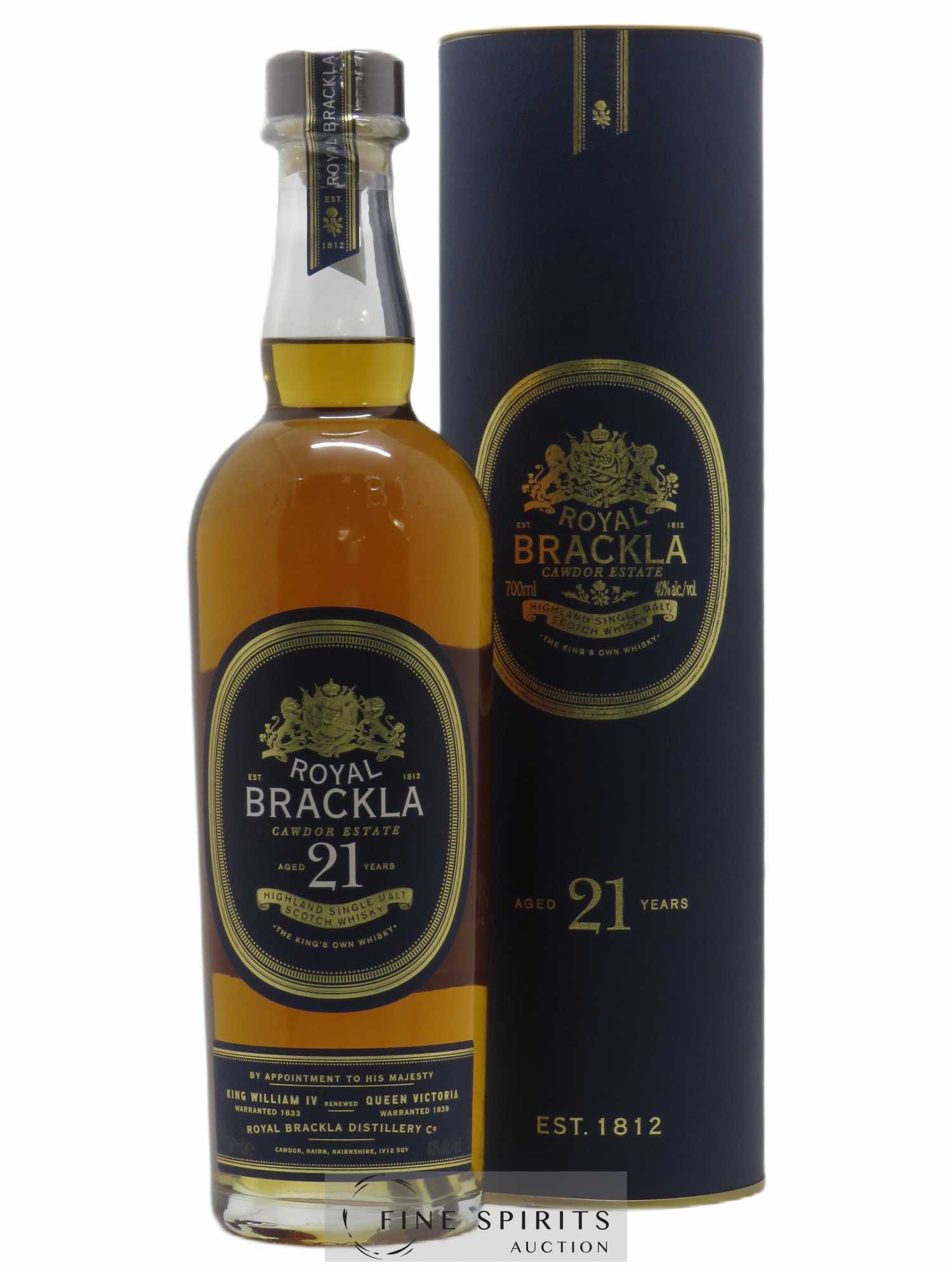 Royal Brackla 21 years Of. The King's Own Whisky