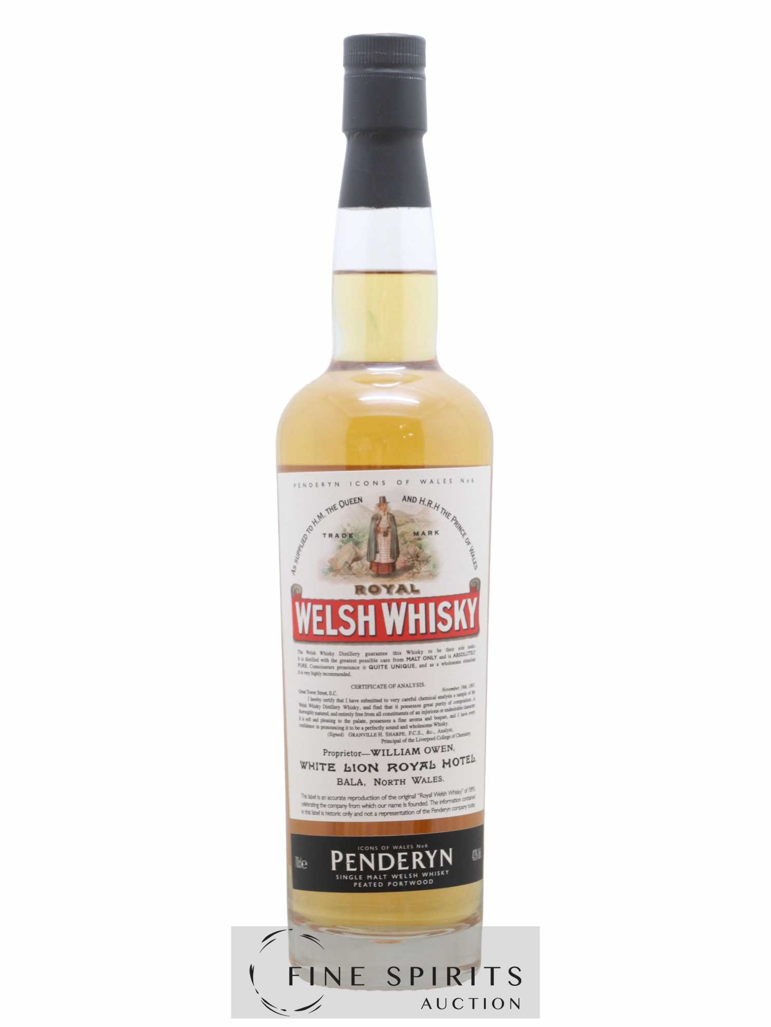 Penderyn Of. Royal Welsh Whisky Icon of Wales