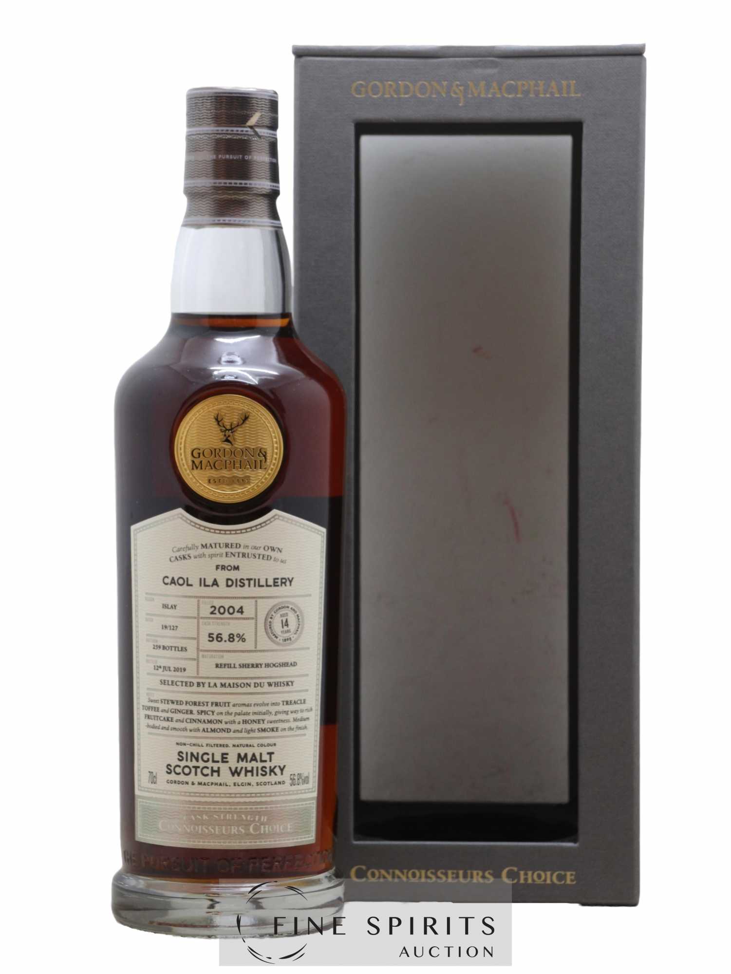 Caol Ila 14 years 2004 Gordon & MacPhail Cask n°19-127 - One of 259 - bottled 2019 LMDW Connoisseurs Choice