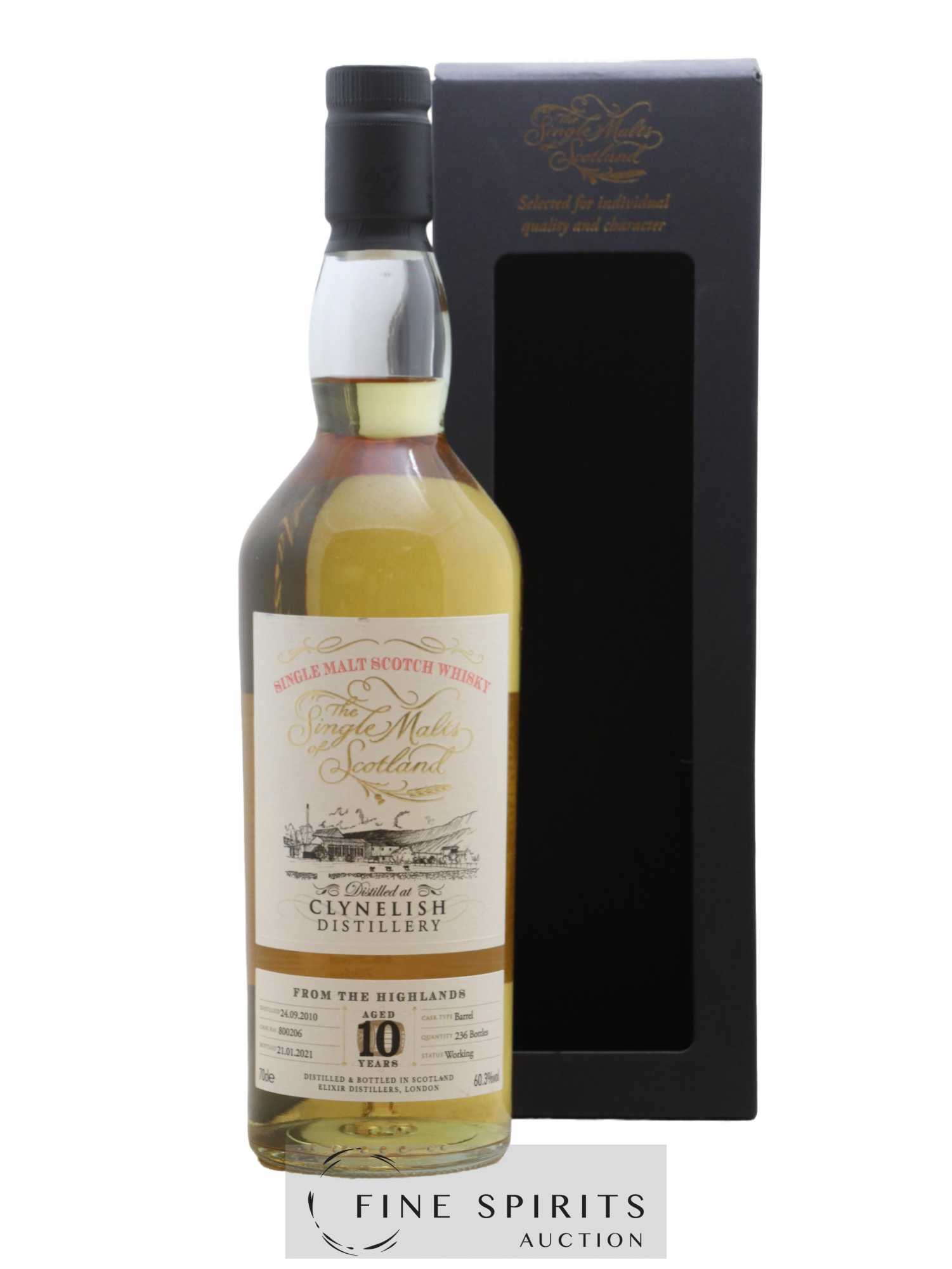 Clynelish 10 years 2010 Elixir Distillers Cask n°800206 - One of 236 - bottled 2021 The Single Malts of Scotland