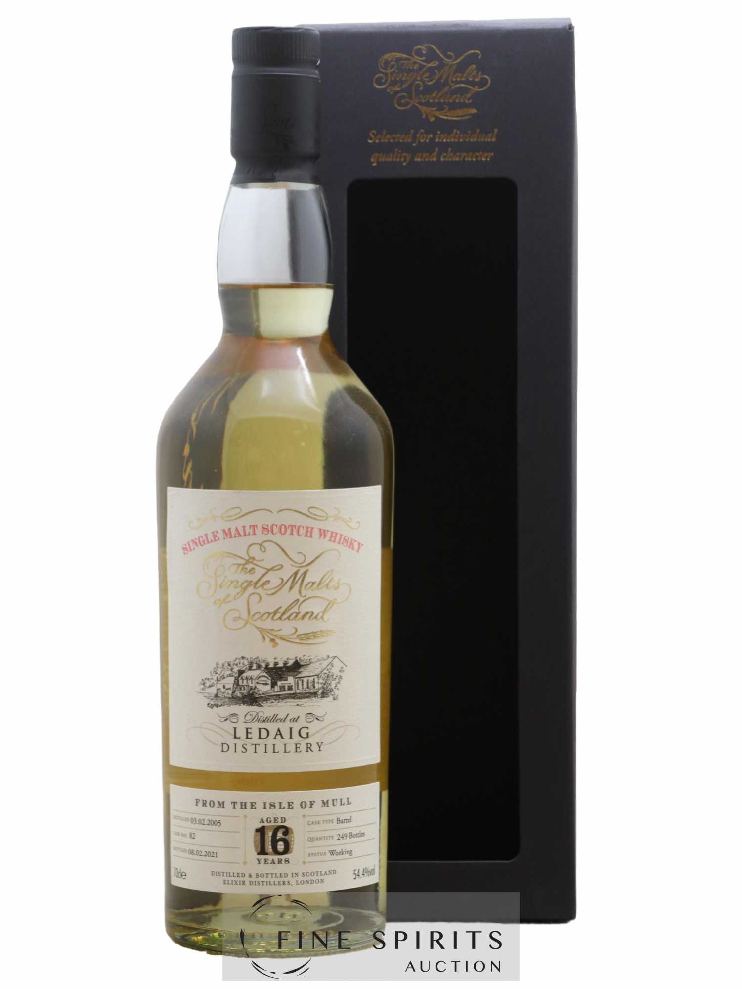 Ledaig 16 years 2005 Elixir Distillers Cask n°82 - One of 249 - bottled 2021 The Single Malts of Scotland