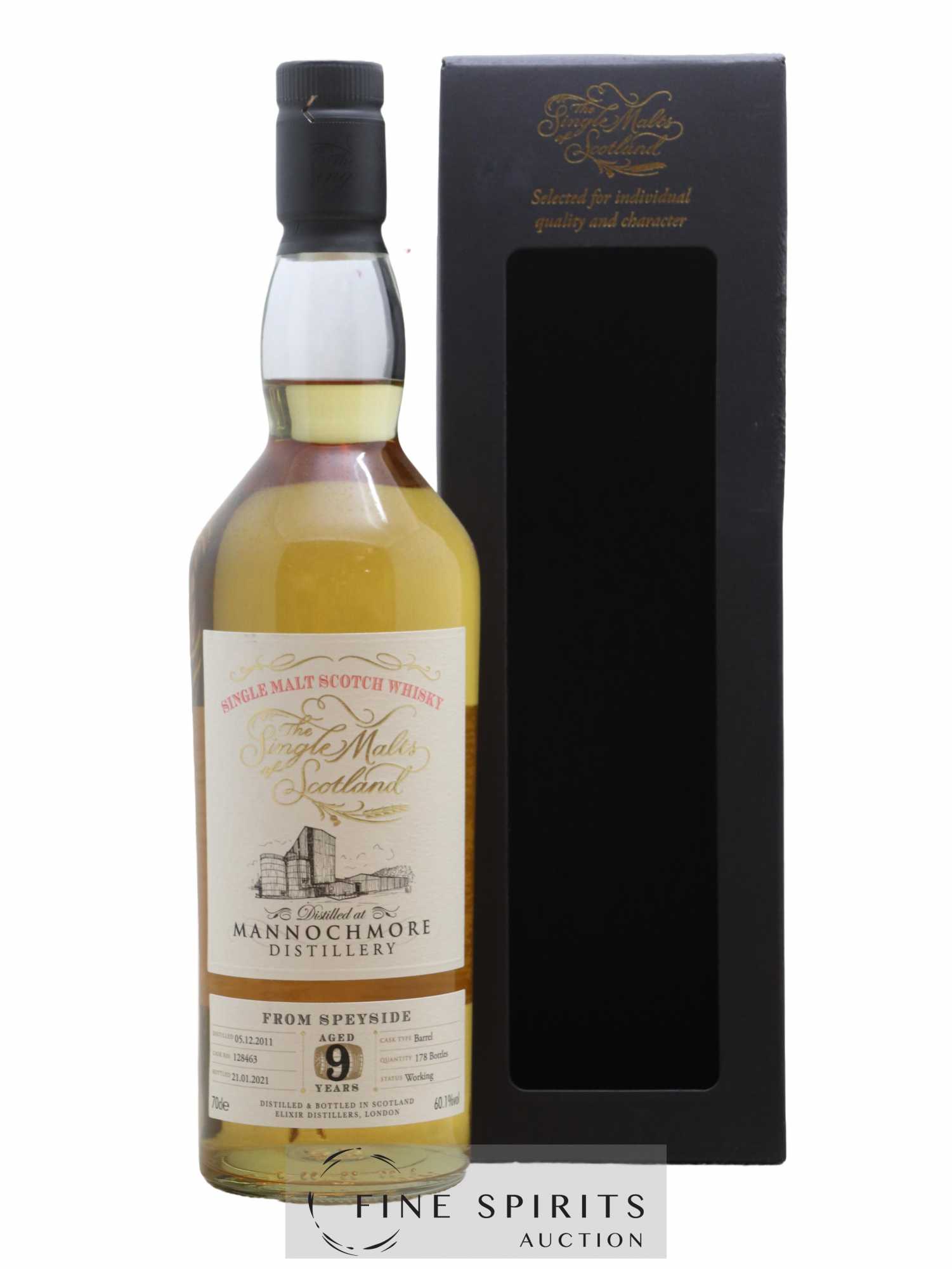 Mannochmore 9 years 2011 Elixir Distillers Cask n°128463 - One of 178 - bottled 2021 The Single Malts of Scotland