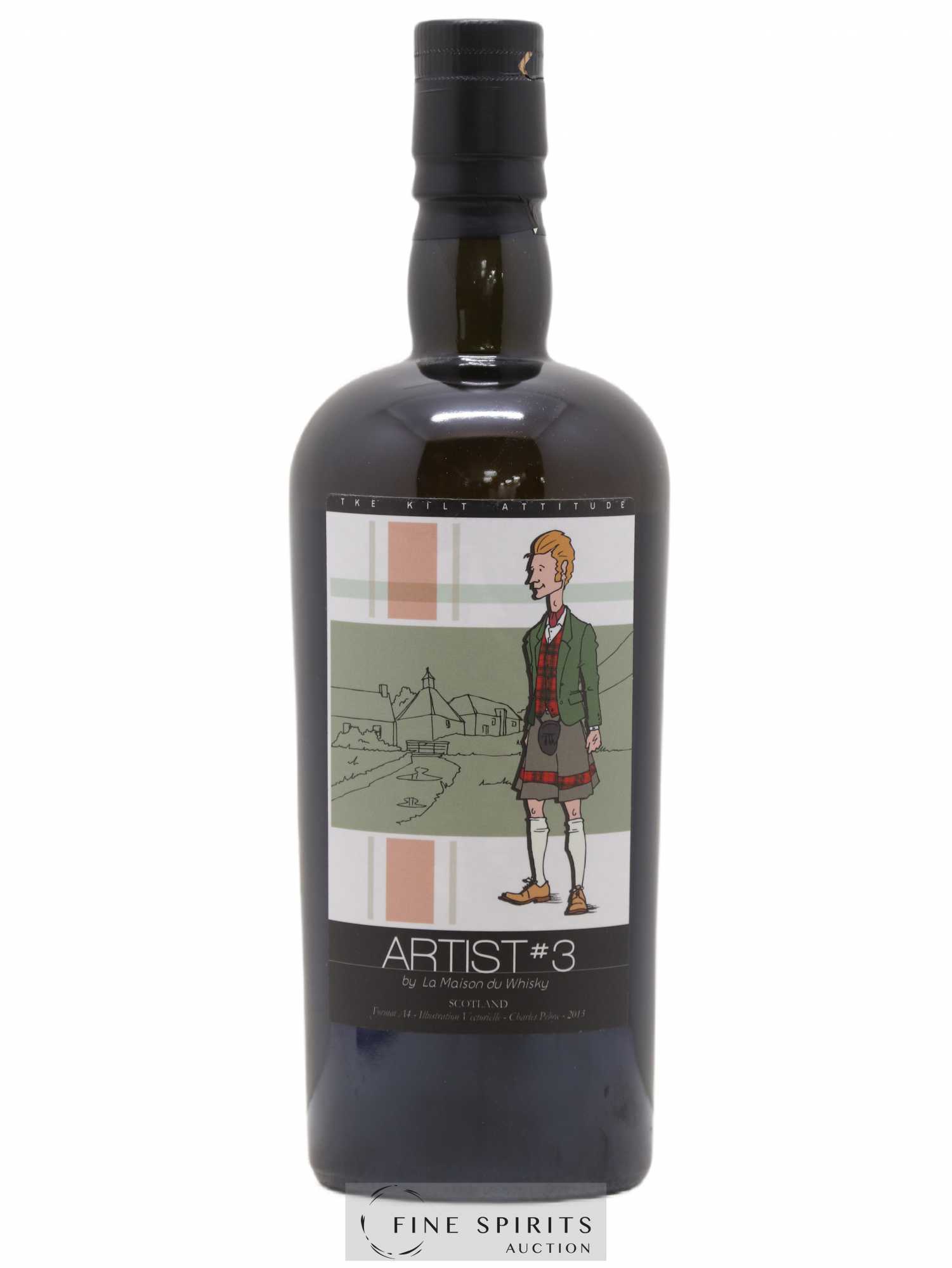 Edradour 10 years 2003 Signatory Vintage Artist n°3 Bourbon Barrel n°61 - One of 221 - bottled 2014 LMDW