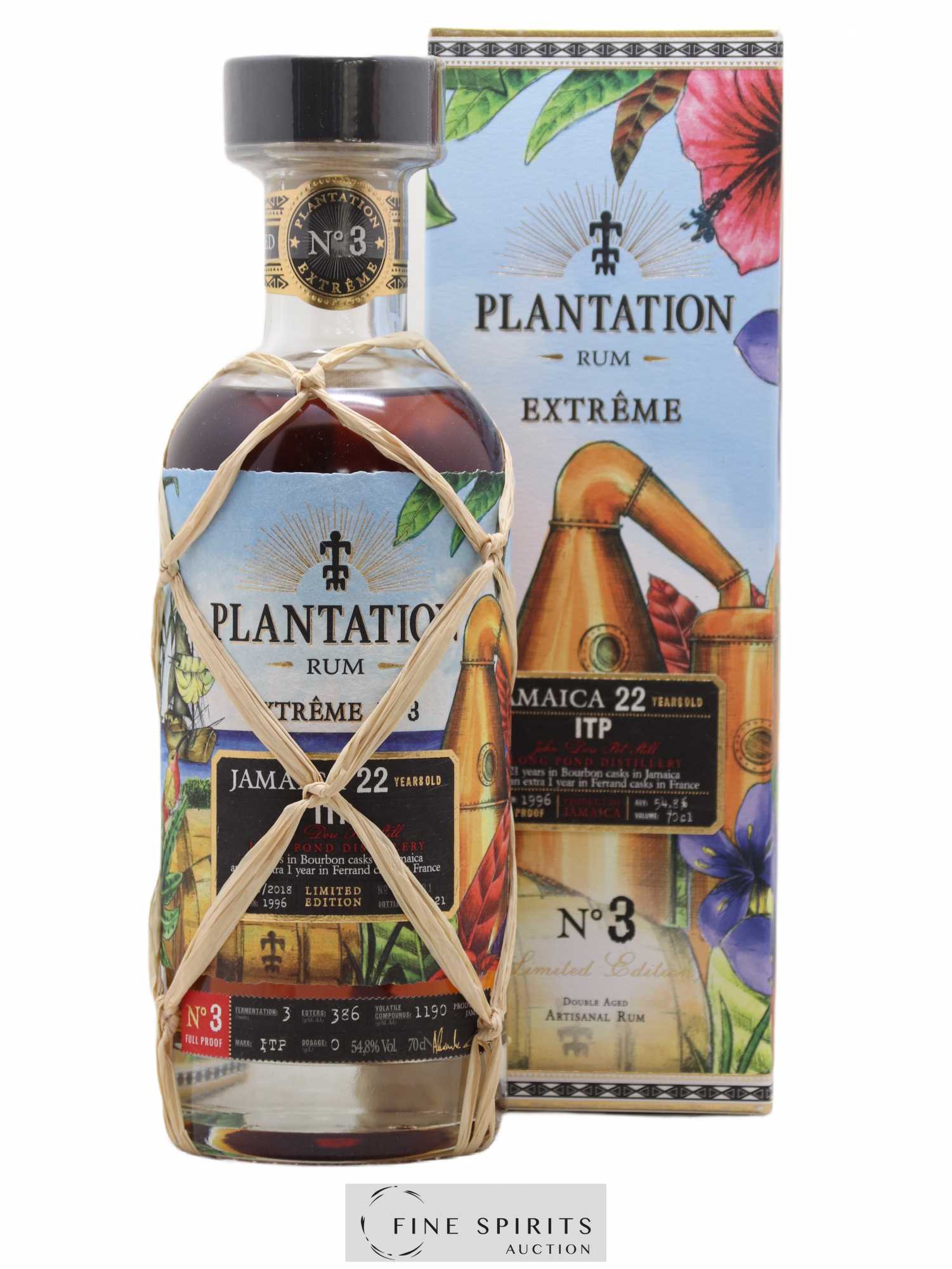 Plantation 22 years 1996 Pierre Ferrand Extrême n°3 Mark ITP - One of 2121 - bottled 2018 Limited Edition