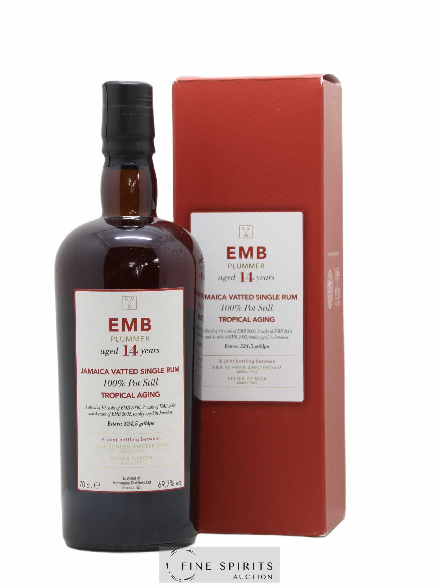 EMB Plummer 14 years Velier Tropical Aging E&A Scheer Joint bottling