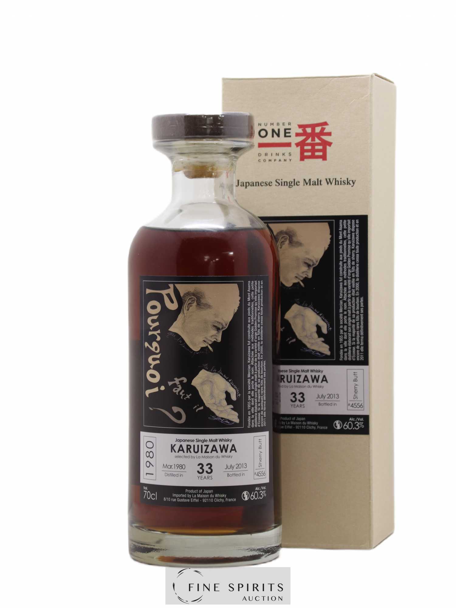 Karuizawa 33 years 1980 Number One Drinks Pourquoi Faut Il Sherry But n°4556 - bottled 2013 LMDW Artist