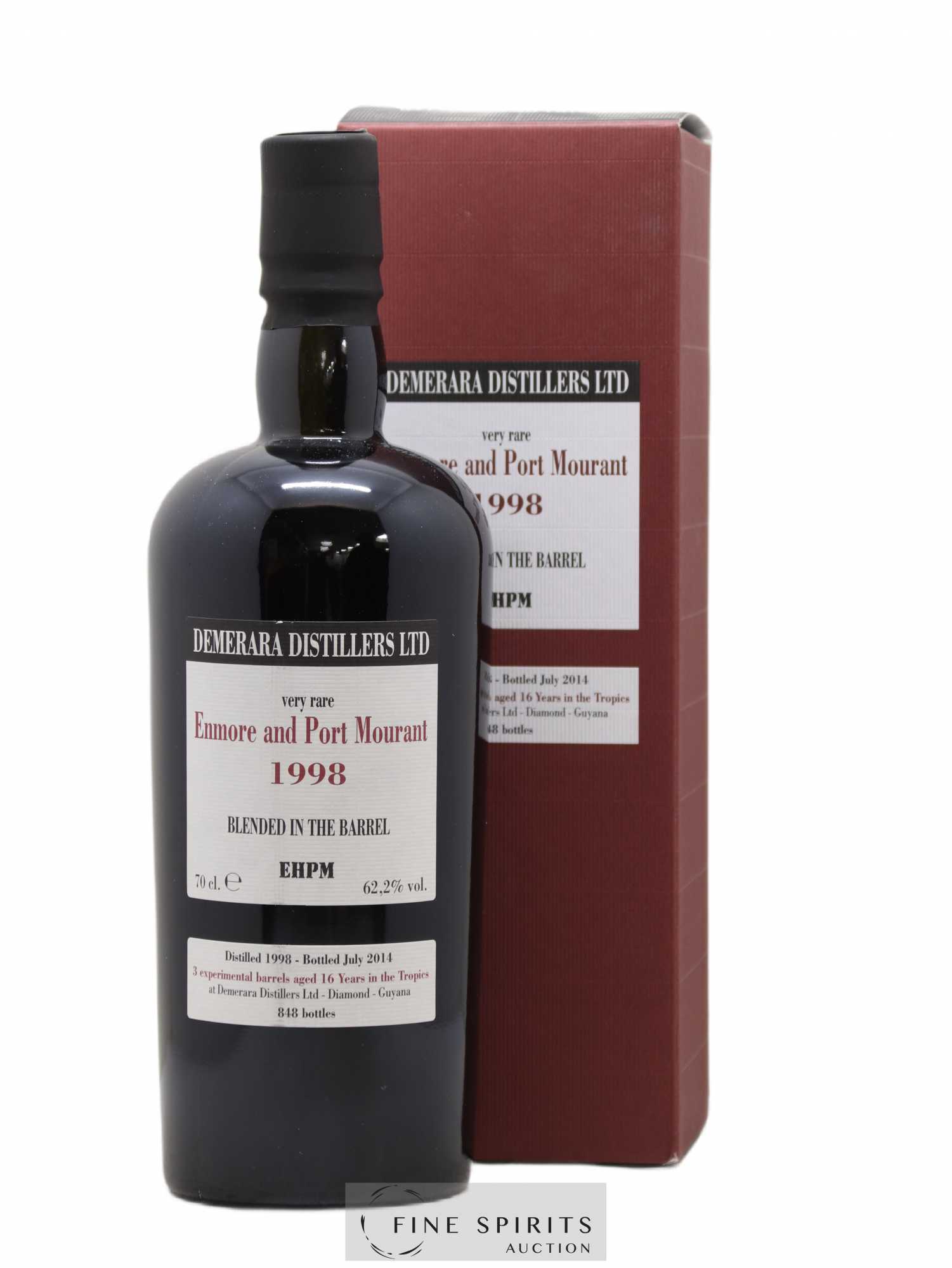 Enmore And Port Mourant 16 years 1998 Velier Very Rare Barrels EHPM - One of 848 - bottled 2014