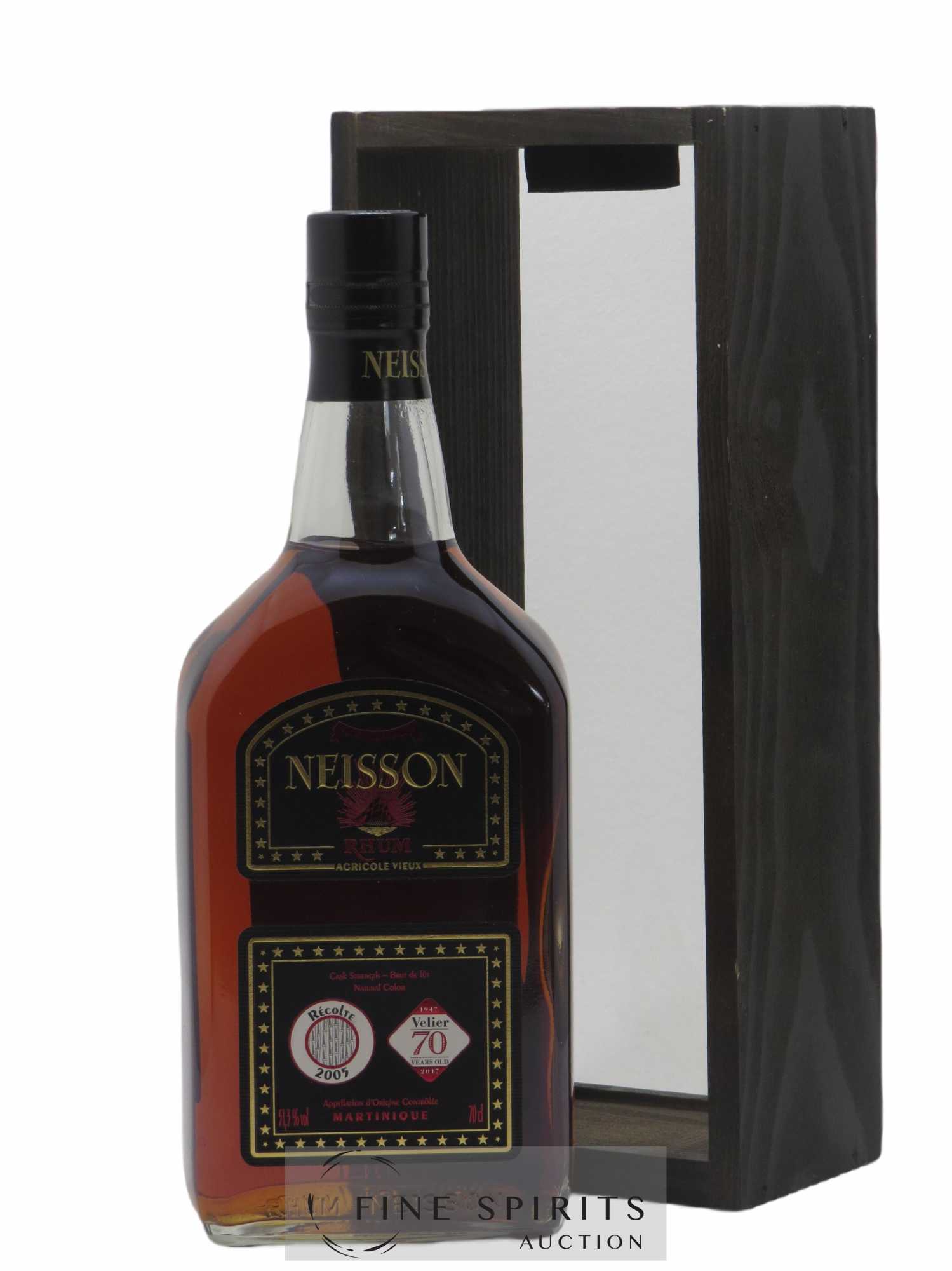 Neisson 2005 Of. Cask Strengh - bottled 2017 Velier 70 Years Old Edition Unique de 1150 bouteilles