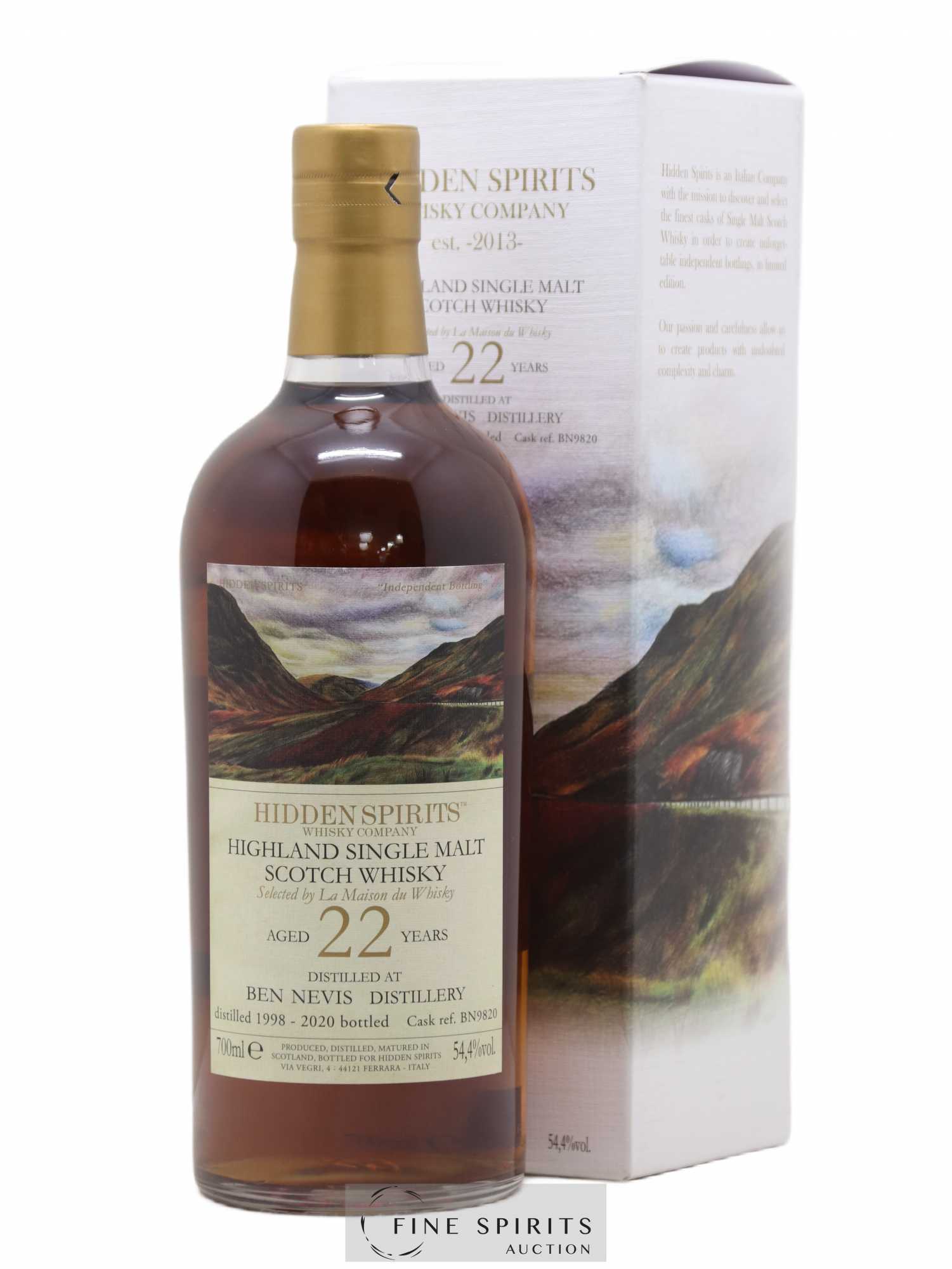 Ben Nevis 22 years 1998 Hidden Spirits Cask n°BN9820 - bottled 2020 LMDW