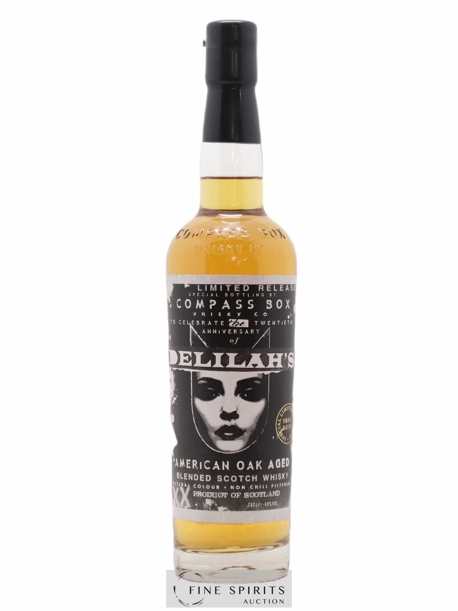 Delilah's Compass Box 20th Anniversary American Oak Aged Limited Release