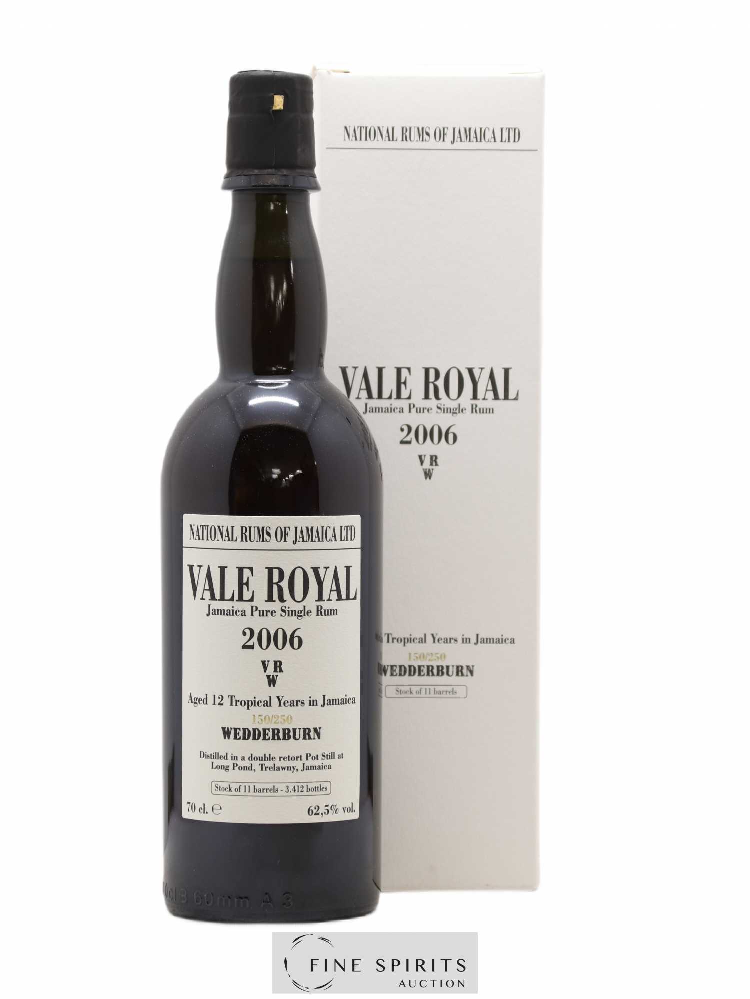 Vale Royal 12 years 2006 Velier VRW One of 3412 - bottled 2018