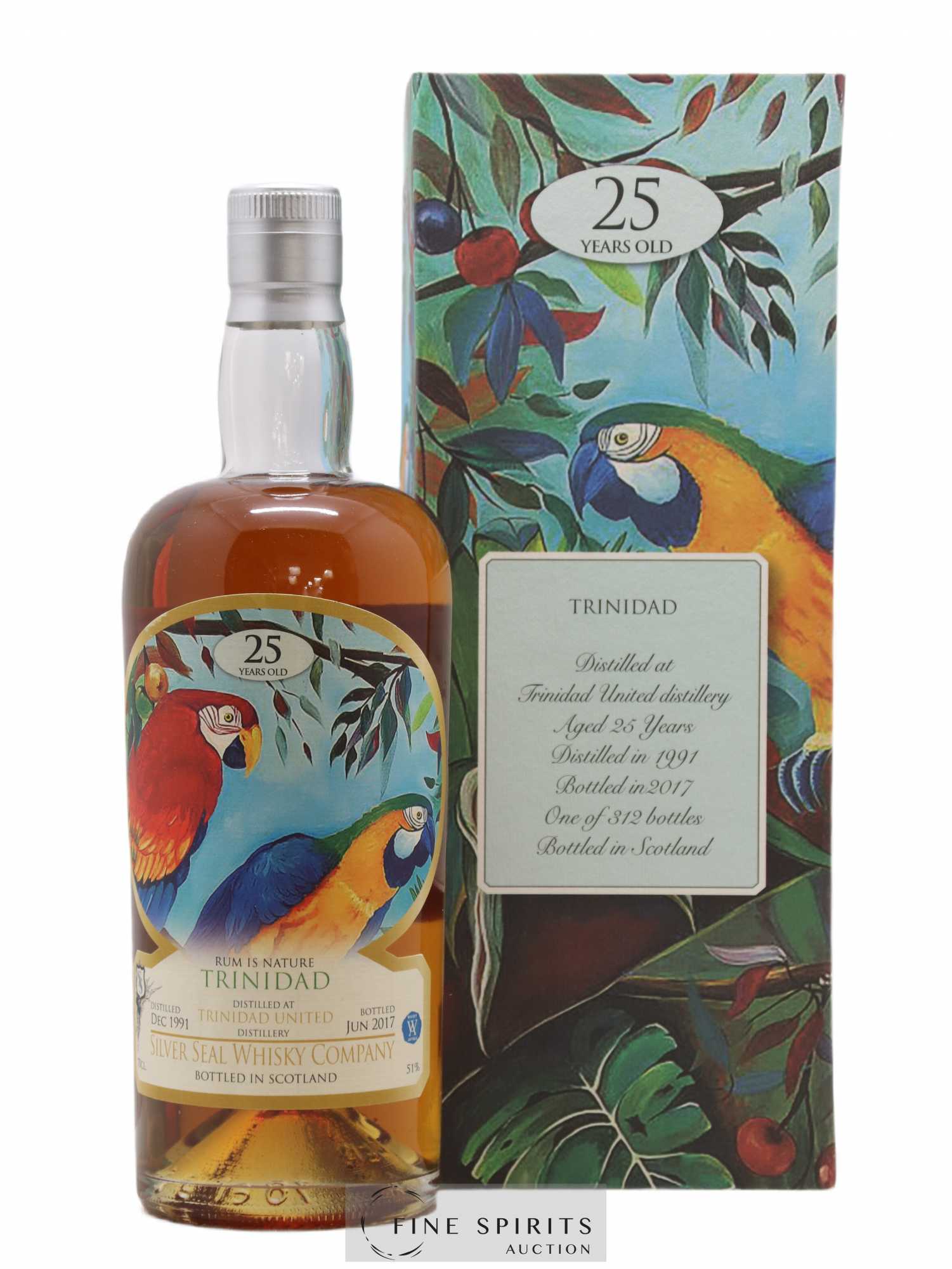 Trinidad 25 years 1991 Silver Seal Whisky Company Cask n°2458 - One of 312 - bottled 2017 Whisky Antique