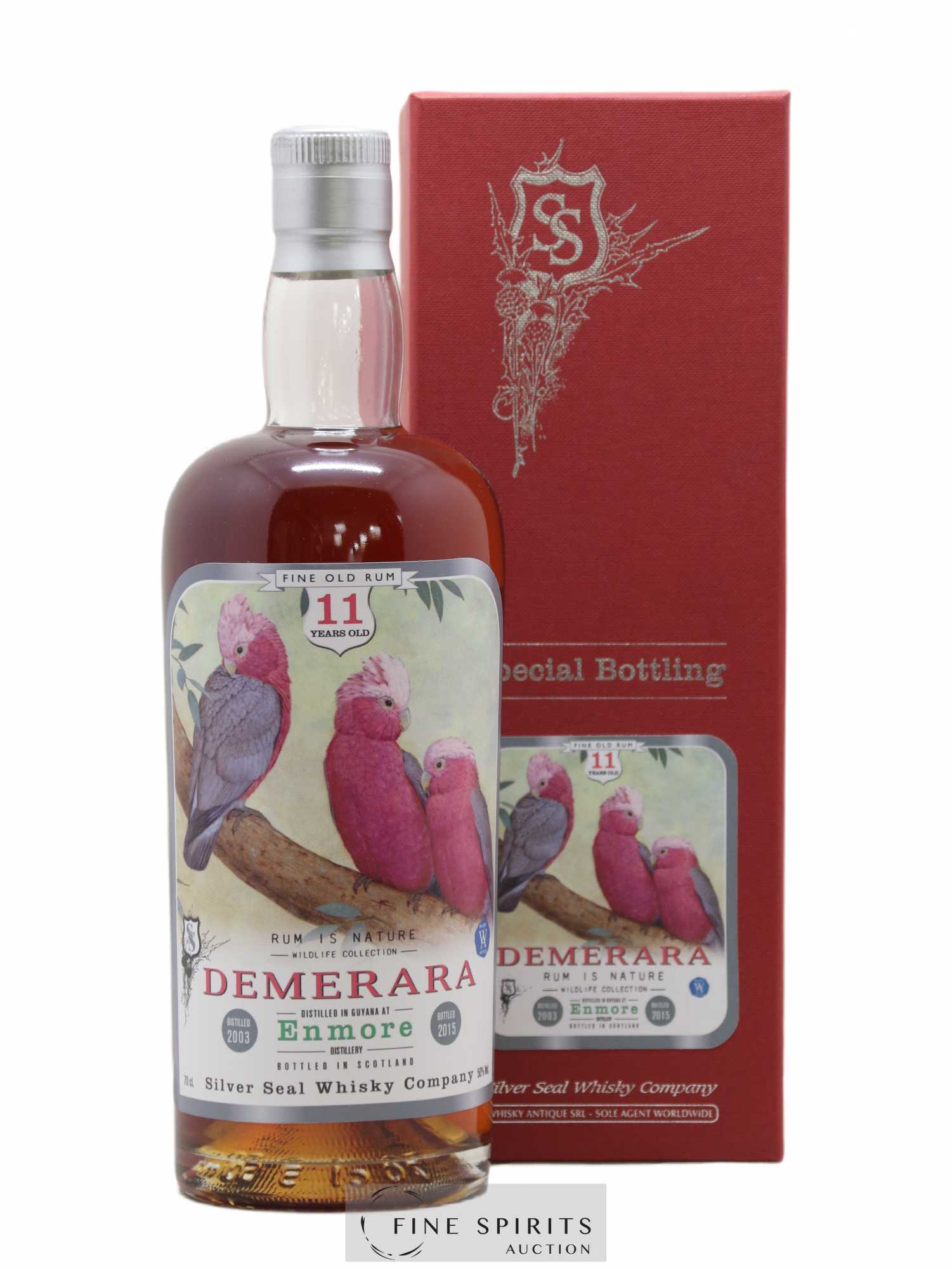 Enmore 11 years 2003 Silver Seal Whisky Company Rum is Nature Cask n°26 - One of 288 - bottled 2015 Whisky Antique