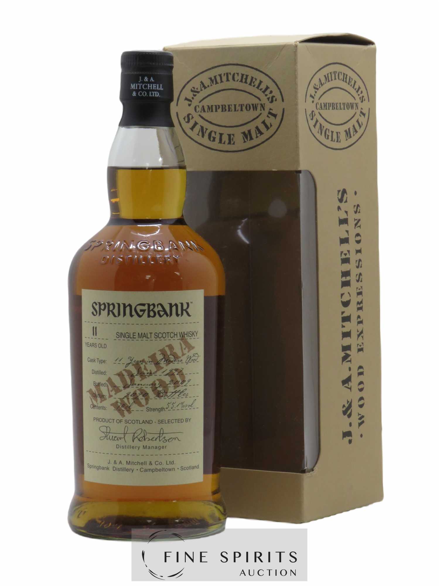 Springbank 11 years 1997 Of. Madeira Wood bottled 2009 Wood Expressions