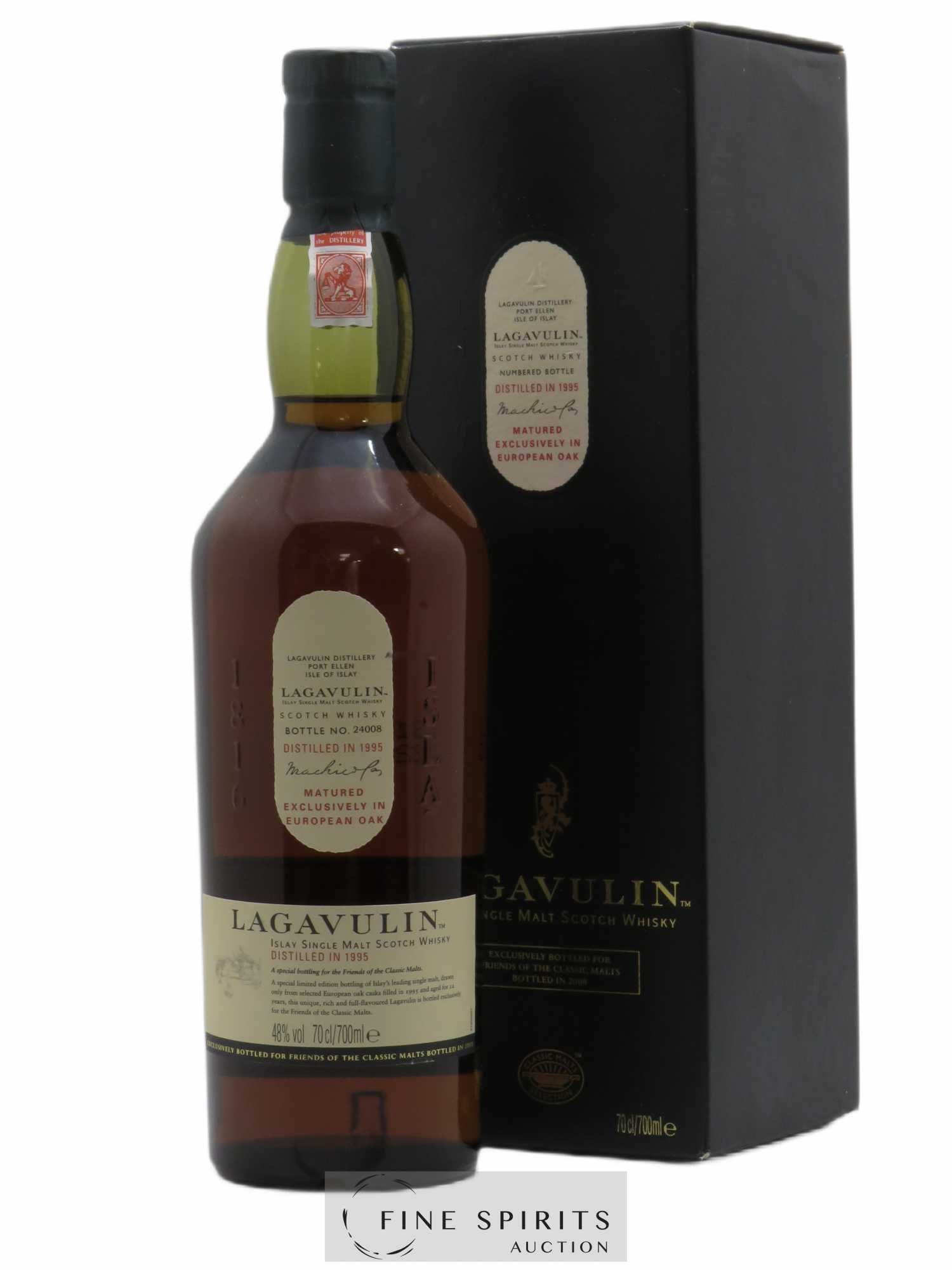 Lagavulin 12 years 1995 Of. European Oak bottled 2008 Friends of the Classic Malts Limited Edition