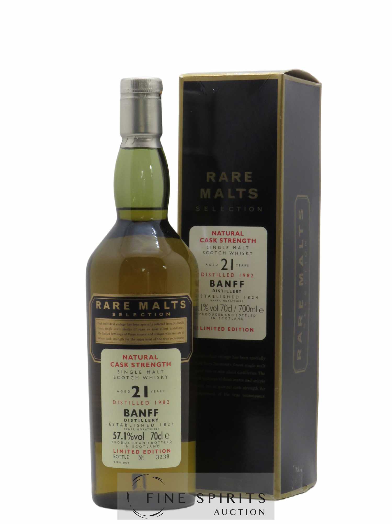 Banff 21 years 1982 Of. Rare Malts Selection Natural Cask Strengh - bottled 2004 Limited Edition