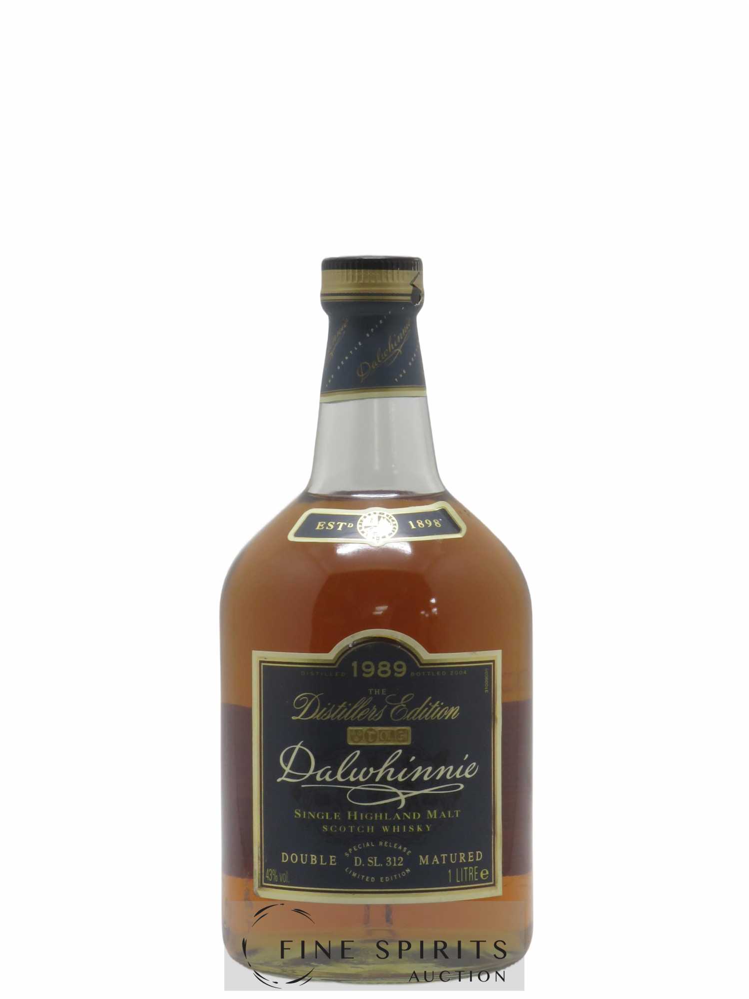 Dalwhinnie 1989 Of. The Distillers Edition Special Release D.SL.312 - bottled in 2004 Double Matured