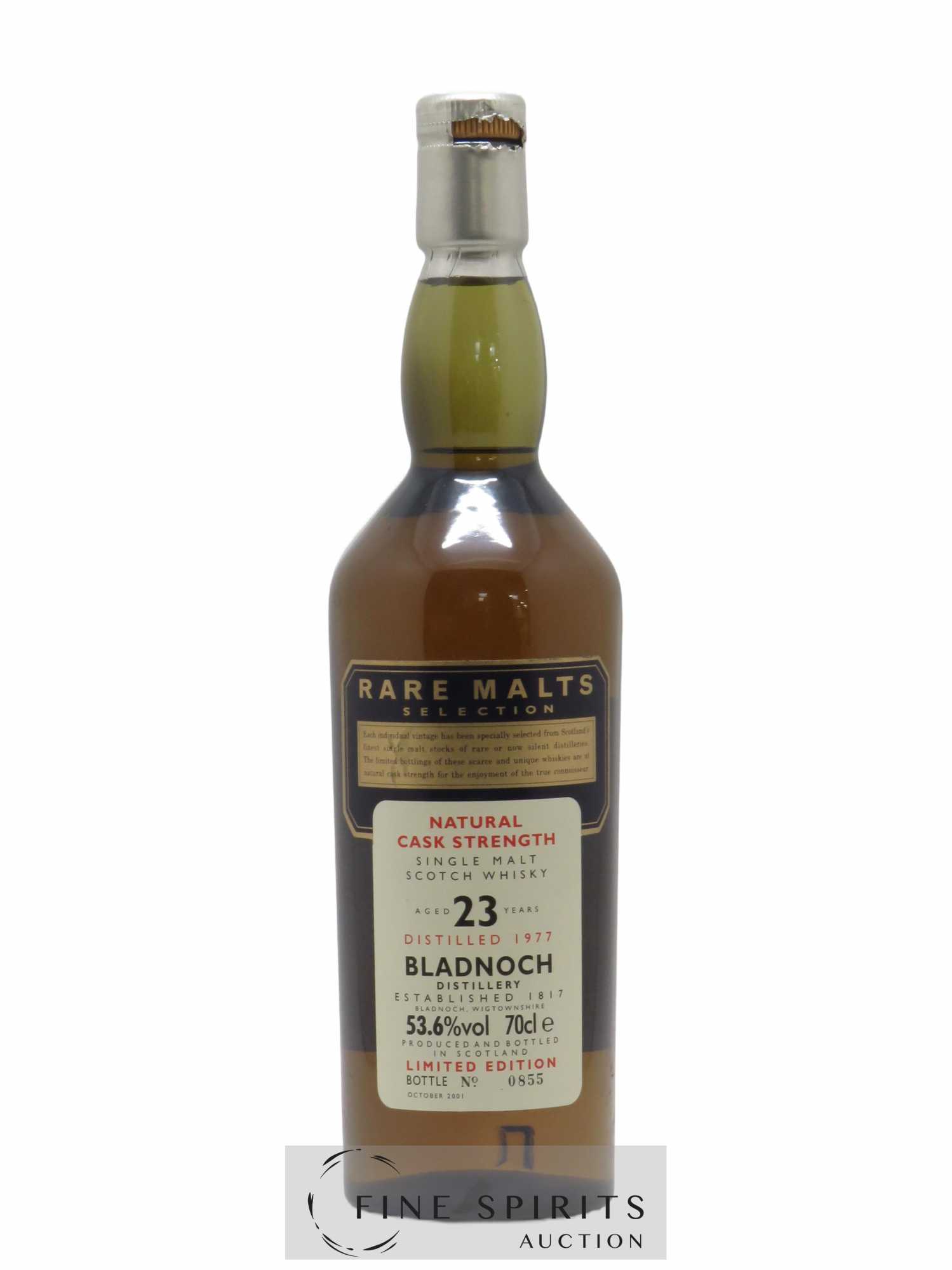 Bladnoch 23 years 1977 Of. Rare Malts Selection Natural Cask Strengh - bottled 2001 Limited Edition