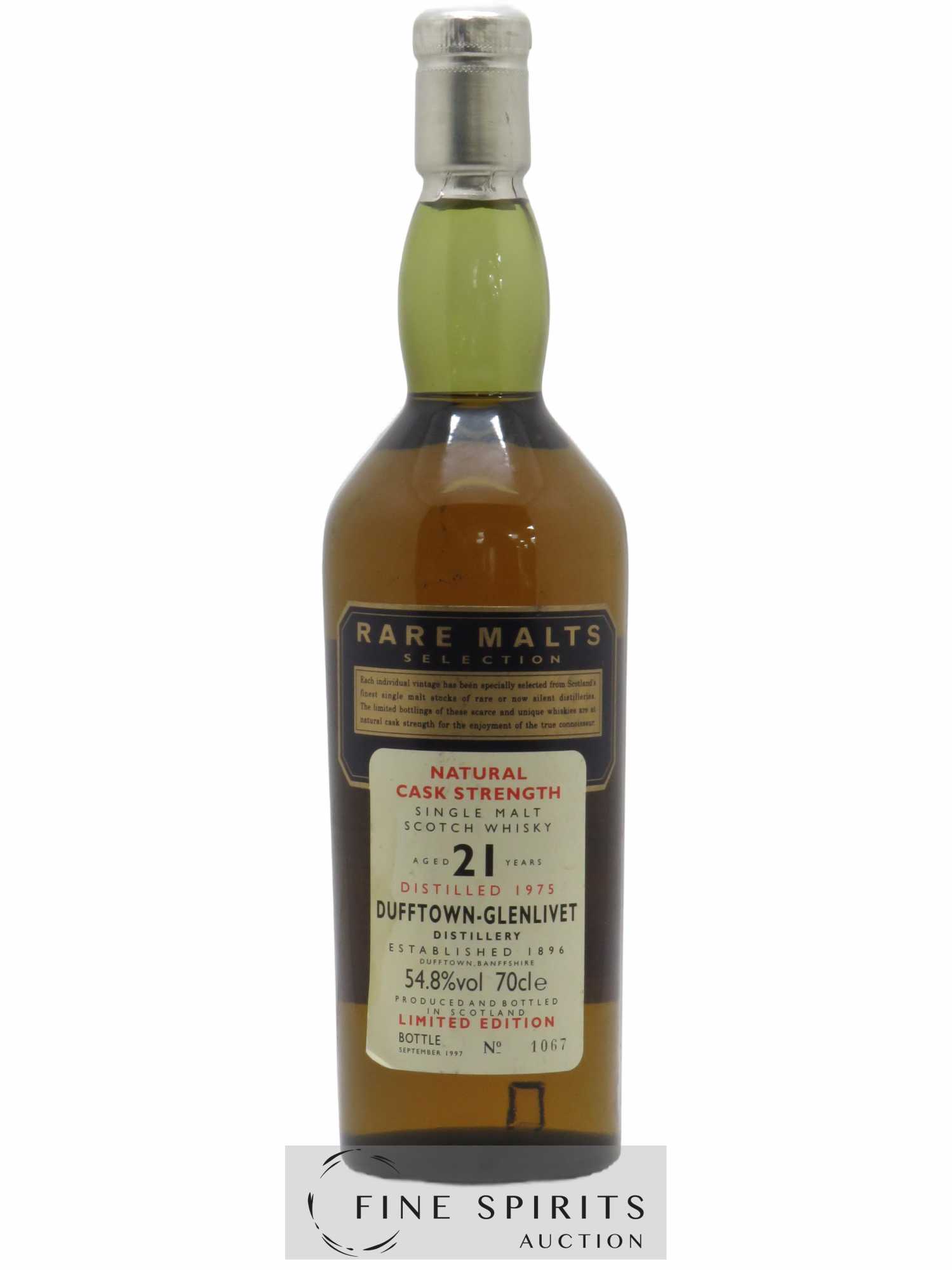 Dufftown-Glenlivet 21 years 1975 Of. Rare Malts Selection Natural Cask Strengh - bottled 1997 Limited Edition